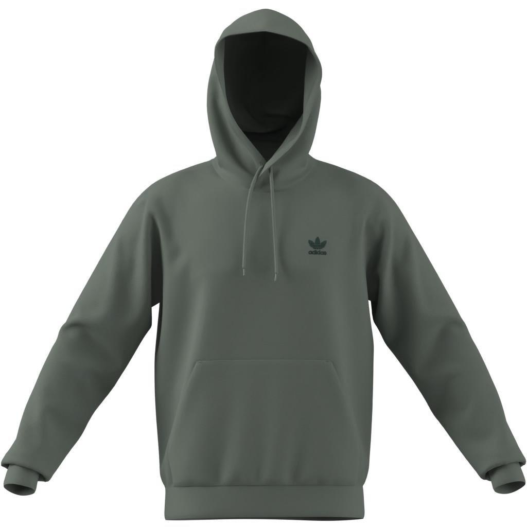 Trefoil Essentials Hoodie French Terry, Green, , large image number 10