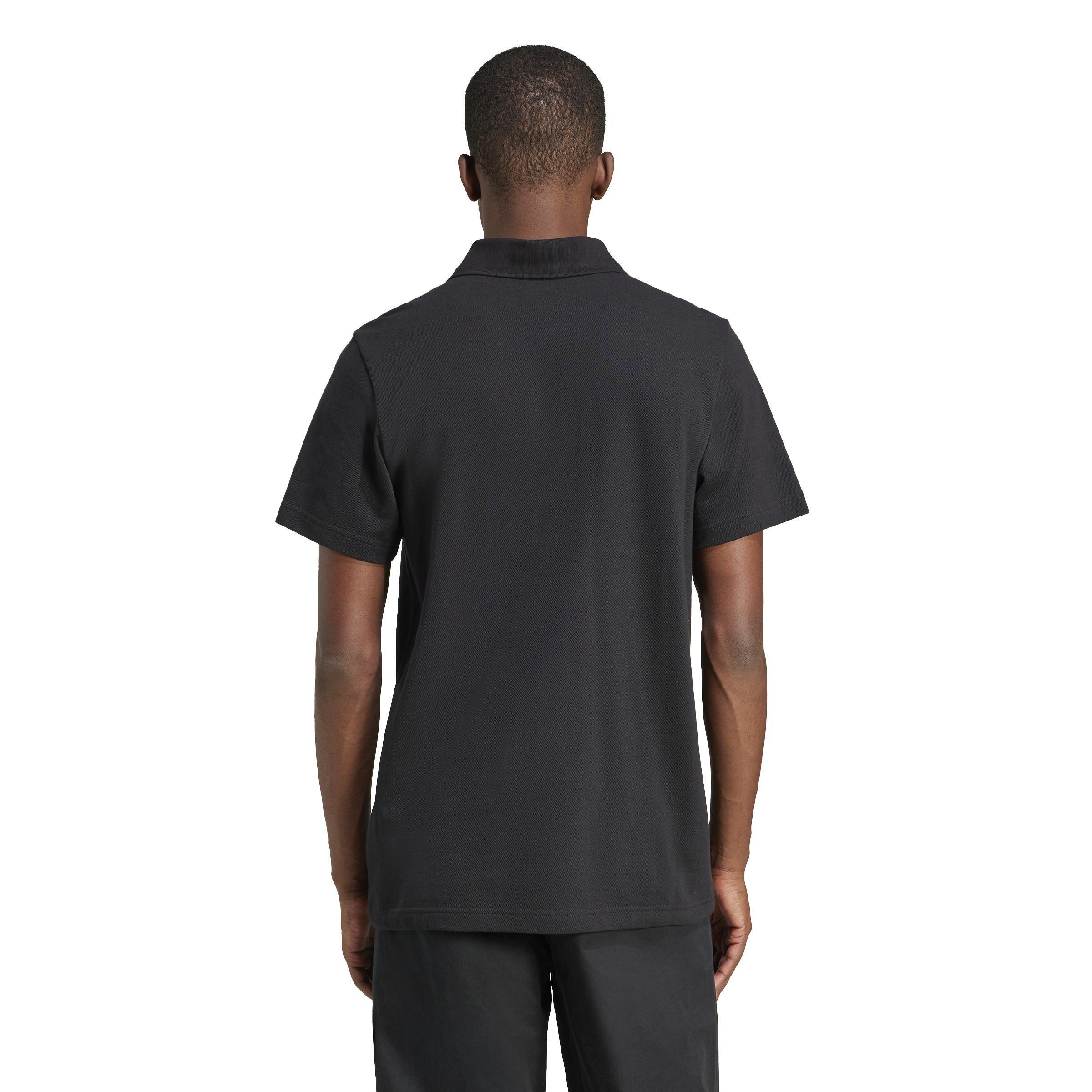 Trefoilo Essentials Polo Tee, Black, A701_ONE, large image number 2