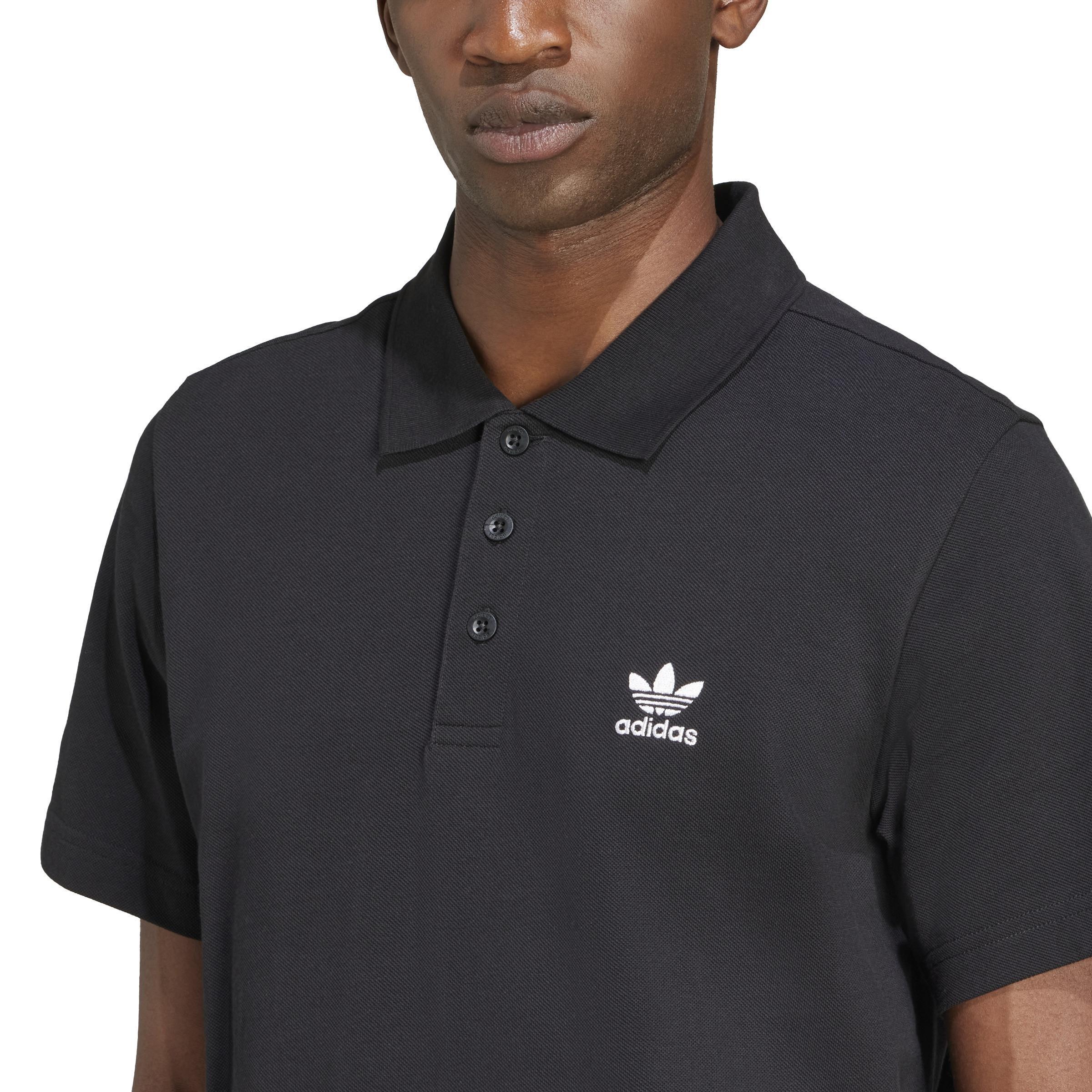 Trefoilo Essentials Polo Tee, Black, A701_ONE, large image number 4