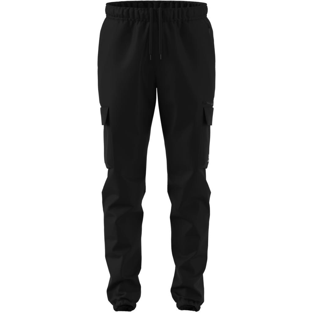Trefoil Essentials Woven Cargo Tracksuit Bottoms, Black, A701_ONE, large image number 7