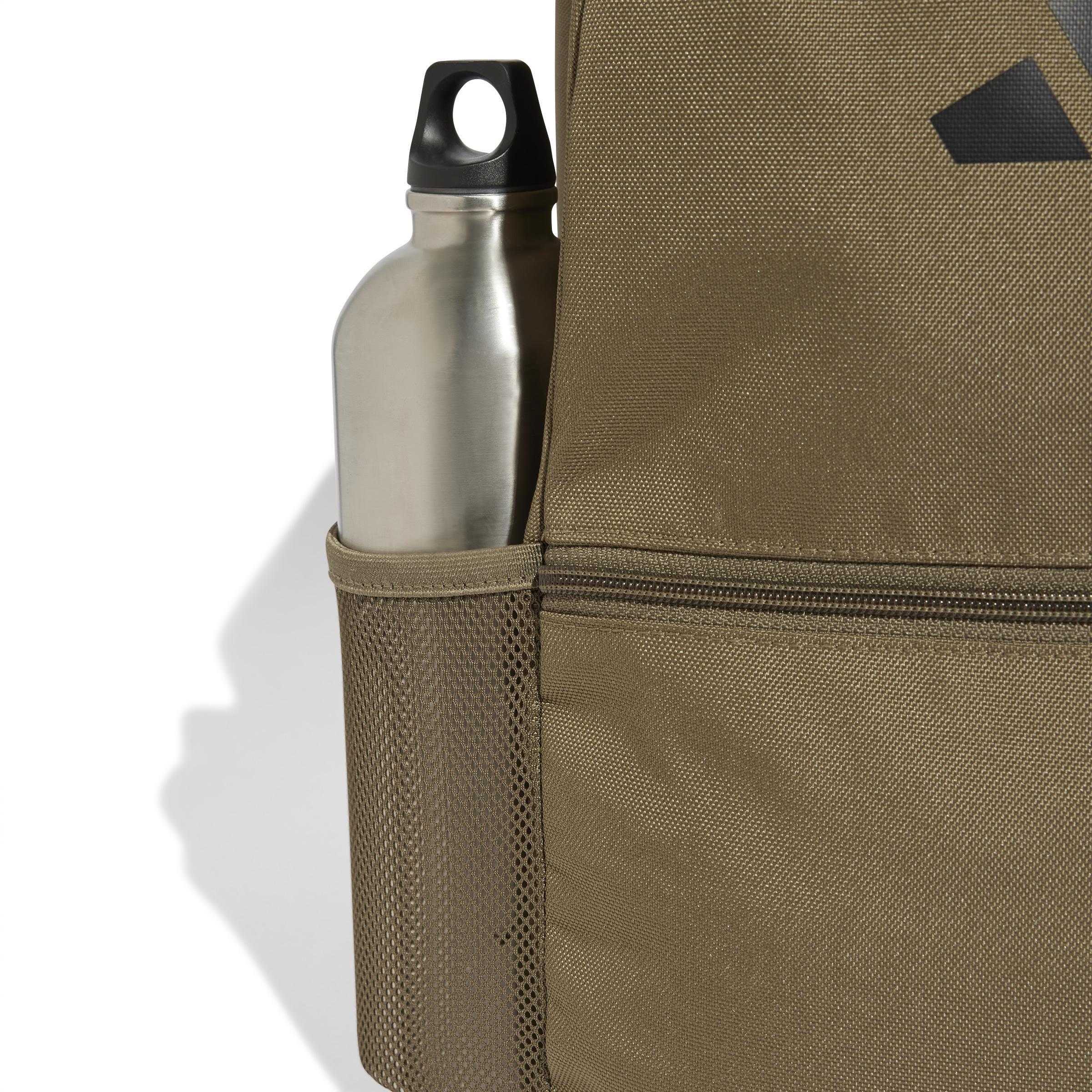 Unisex Backpack With Pencil Case, Green, A701_ONE, large image number 4