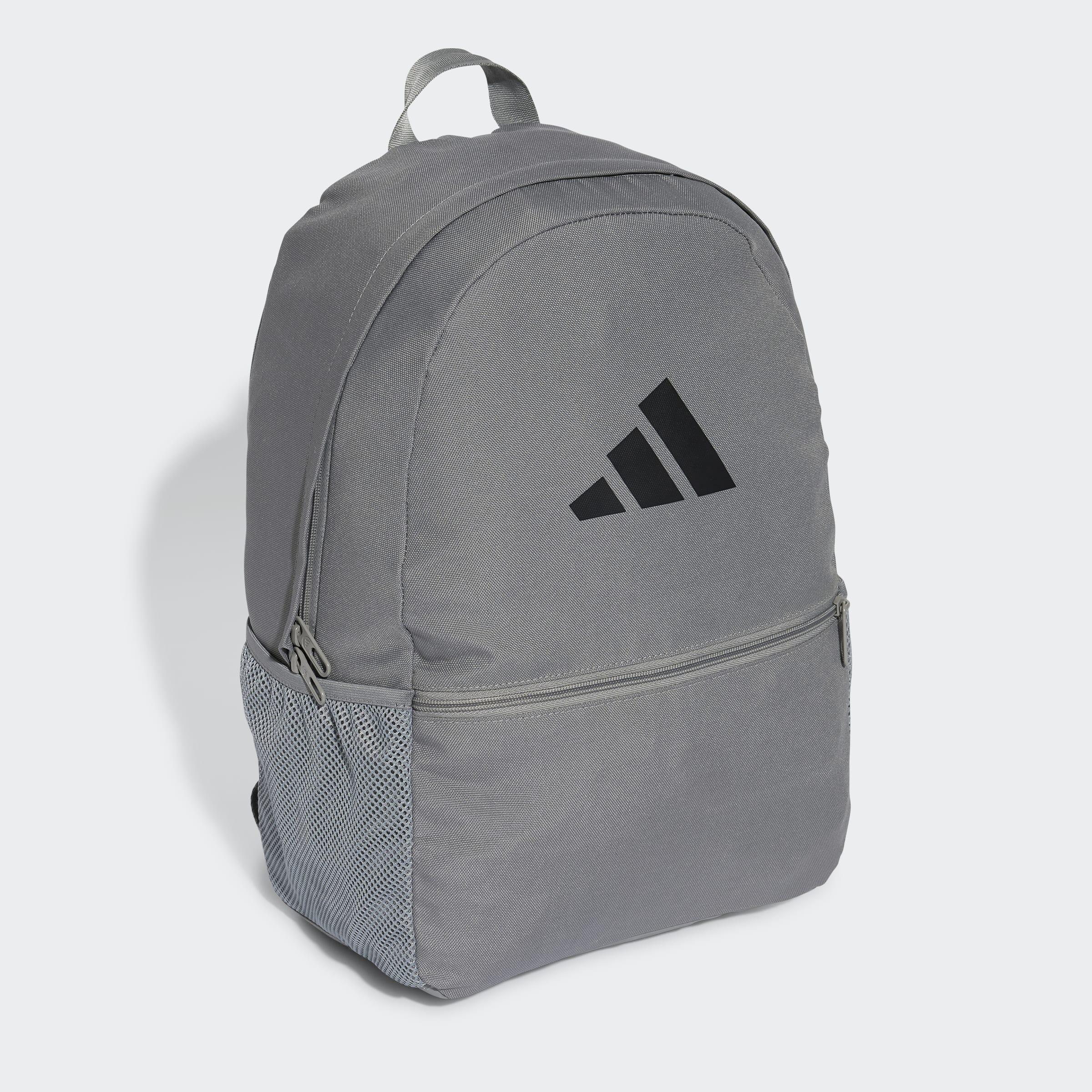 Unisex Backpack With Pencil Case, Grey, A701_ONE, large image number 0