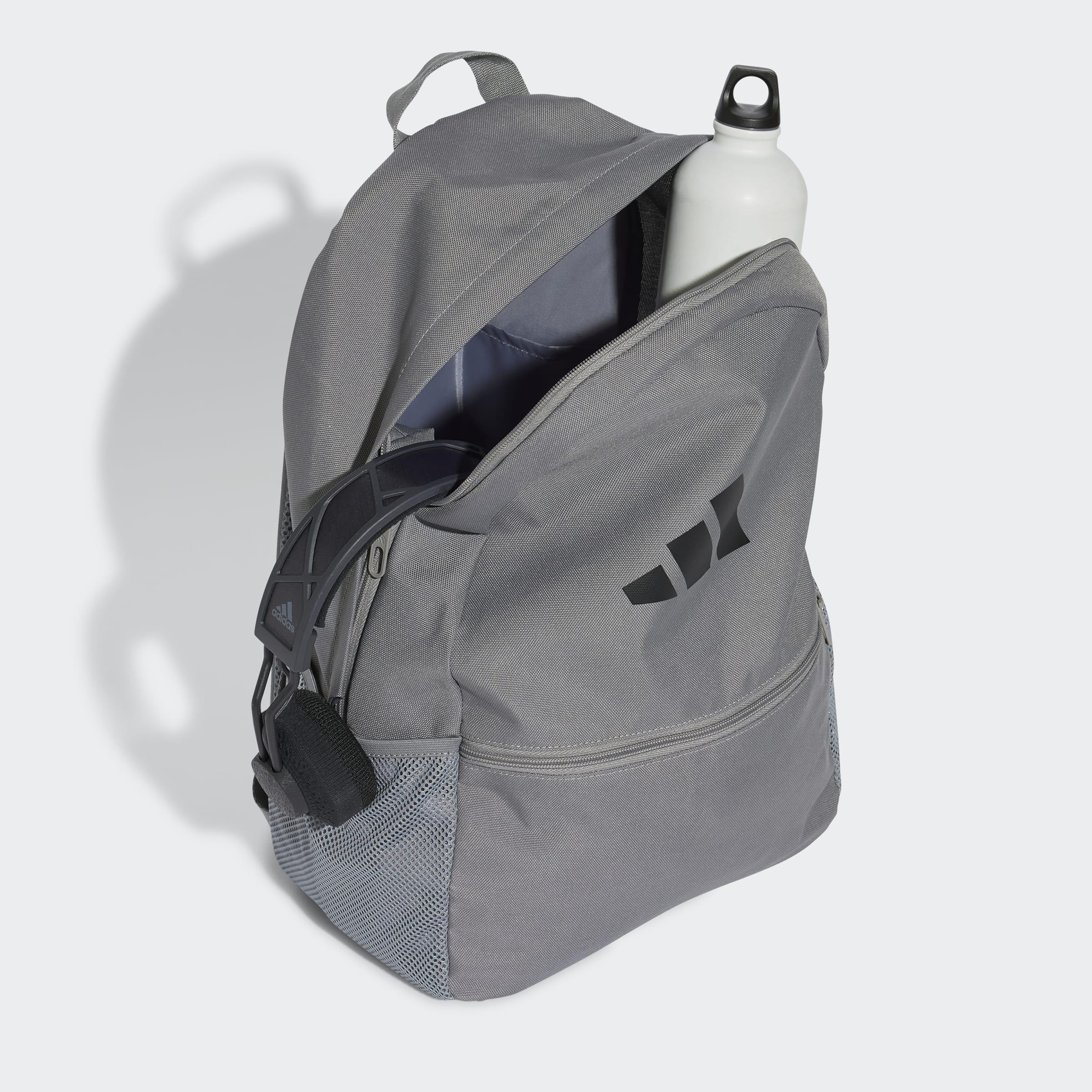 Unisex Backpack With Pencil Case, Grey, A701_ONE, large image number 1