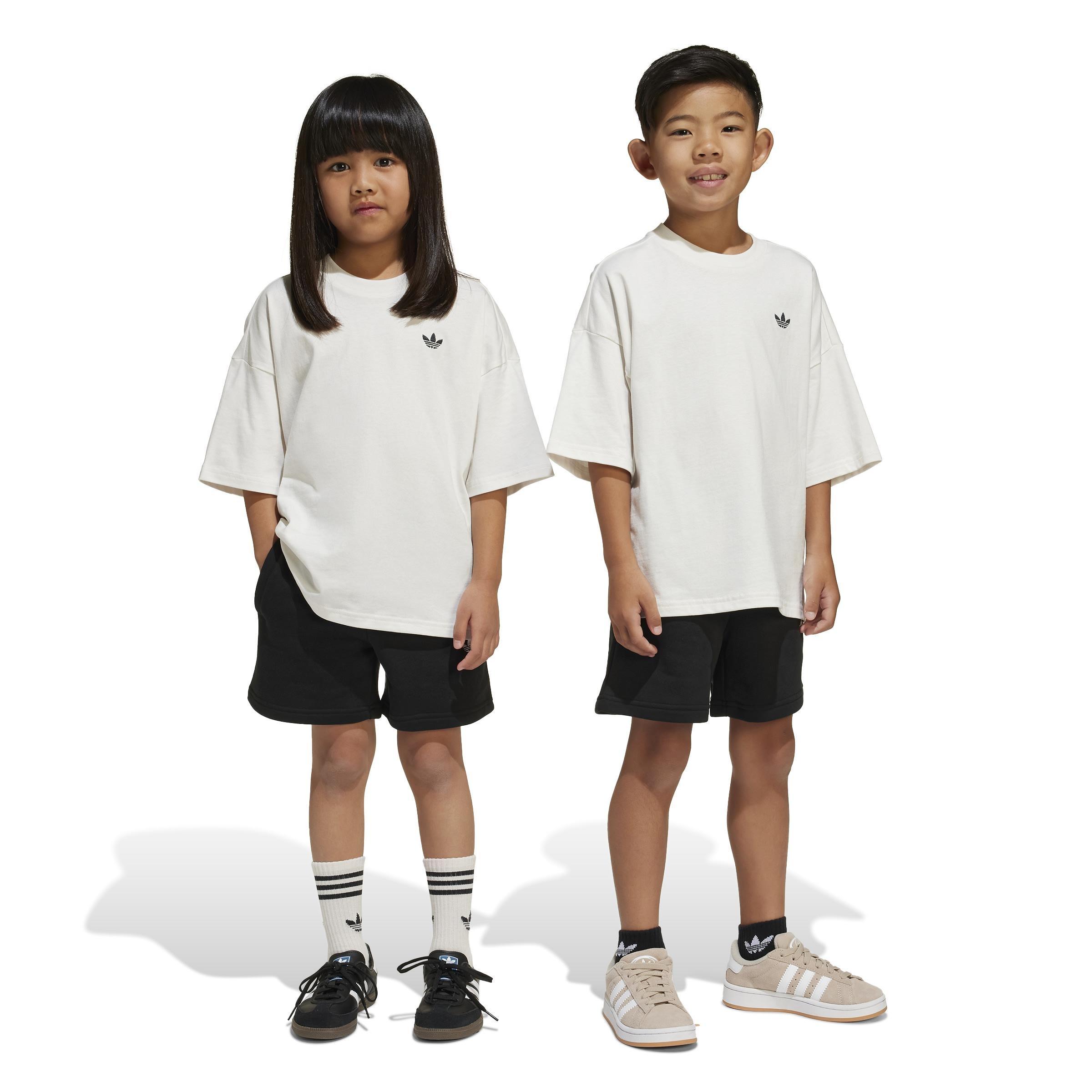 Unisex Kids adidas x Disney Mickey Mouse Shorts and Tee Set, White, , large image number 7