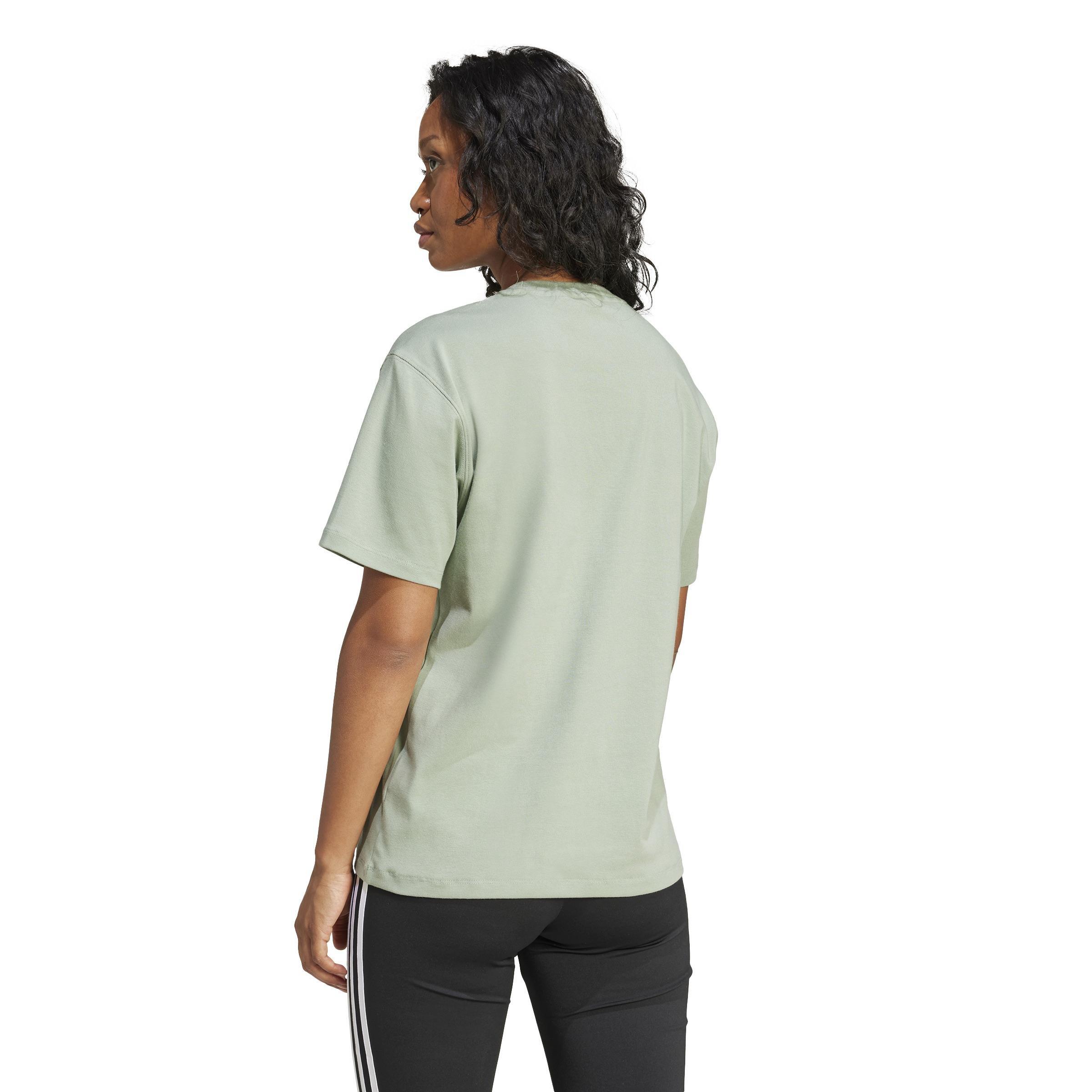 Trefoil Regular T-Shirt, Green, , large image number 1