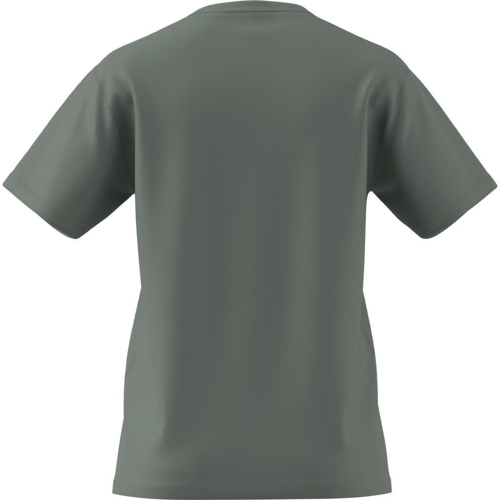 Trefoil Regular T-Shirt, Green, A701_ONE, large image number 7