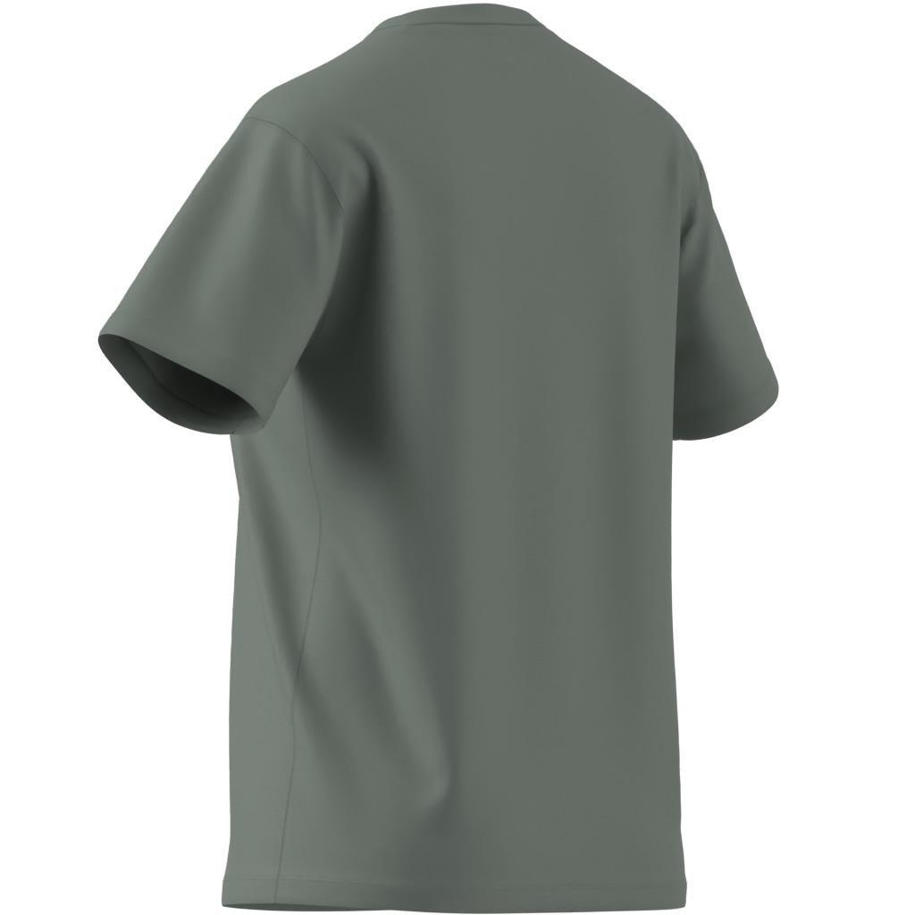 Trefoil Regular T-Shirt, Green, A701_ONE, large image number 8