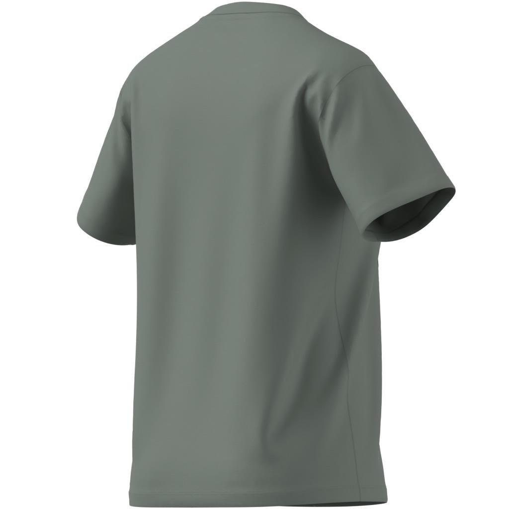 Trefoil Regular T-Shirt, Green, , large image number 9