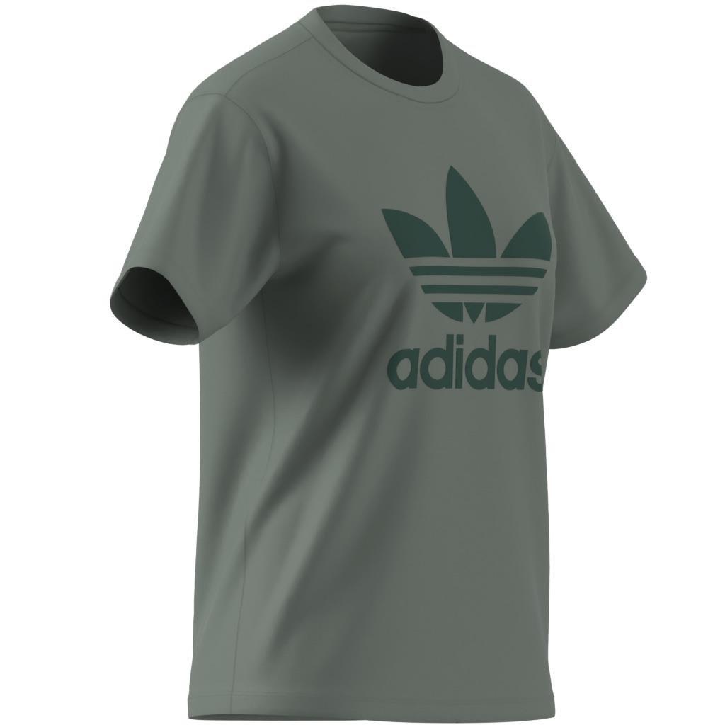 Trefoil Regular T-Shirt, Green, A701_ONE, large image number 13