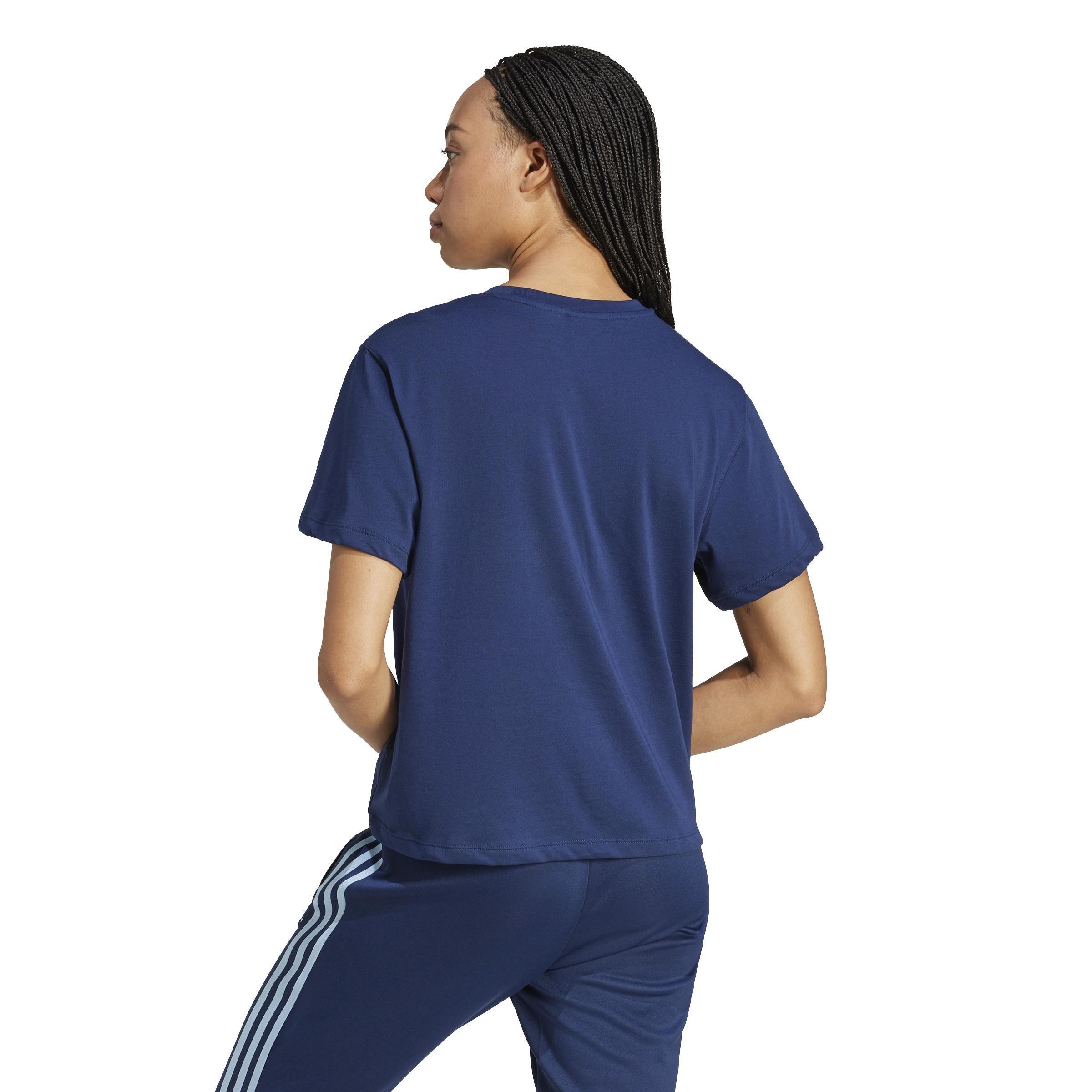 Adicolor Trefoil Boxy T-Shirt, Blue, , large image number 2