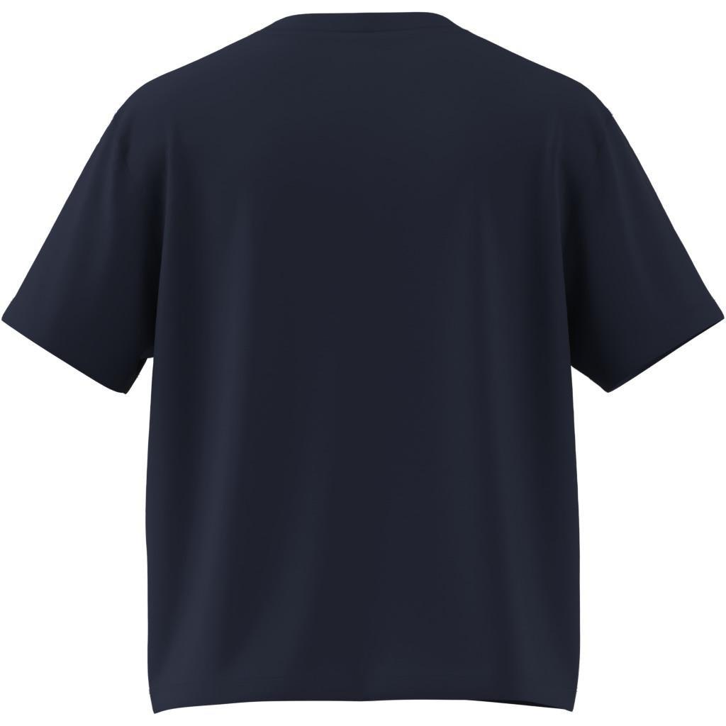 Adicolor Trefoil Boxy T-Shirt, Blue, , large image number 7