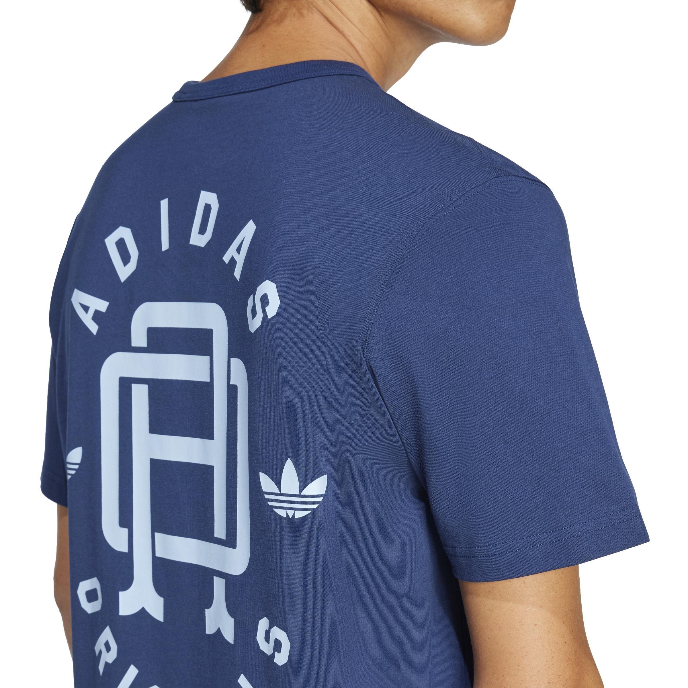 adidas Originals T-Shirt, Blue, A701_ONE, large image number 2