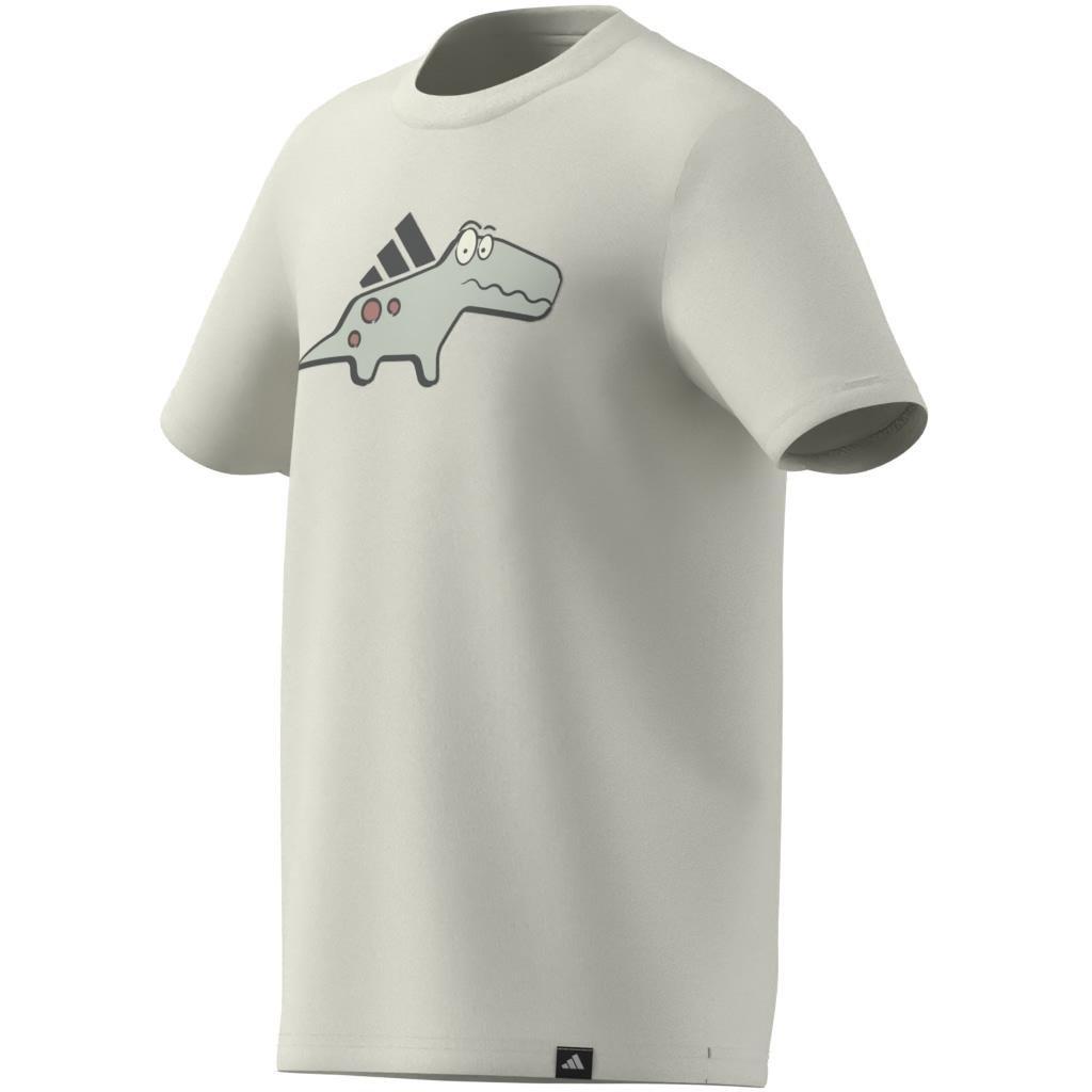 Unisex Adiraptor Graphic T-Shirt, White, , large image number 6