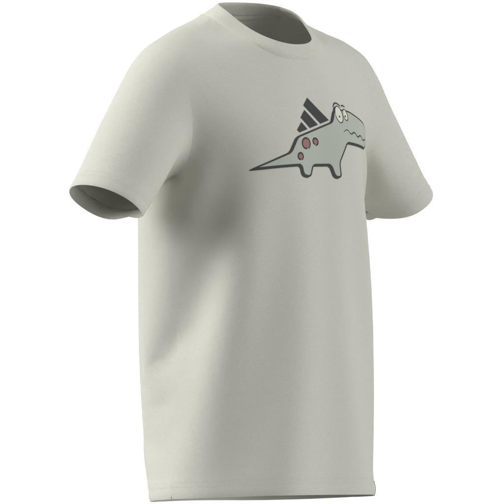 Unisex Adiraptor Graphic T-Shirt, White, , large image number 9