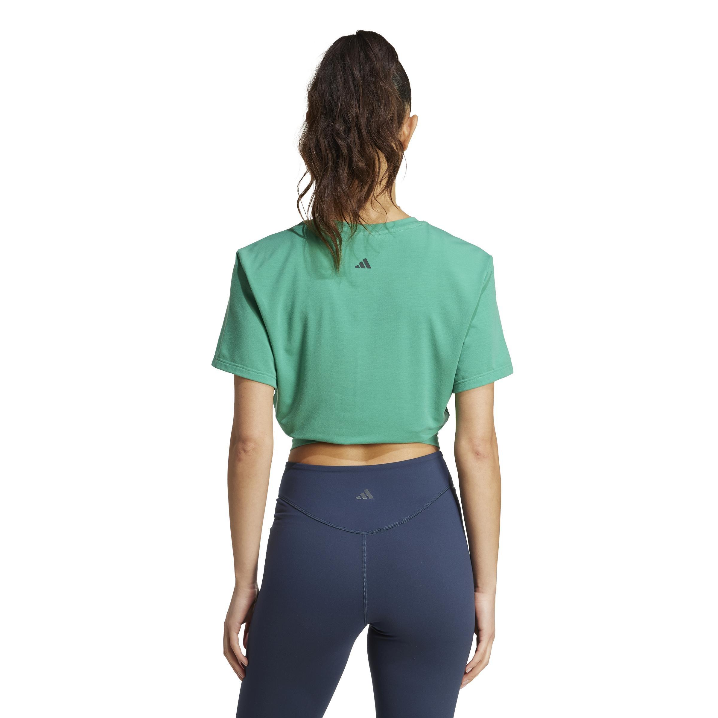 Yoga T-Shirt, Green, A701_ONE, large image number 1