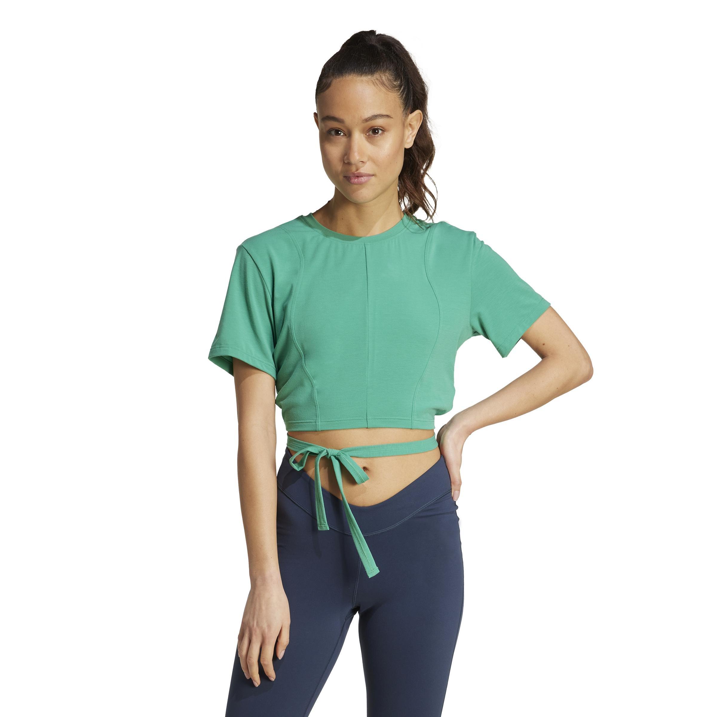 Yoga T-Shirt, Green, A701_ONE, large image number 4