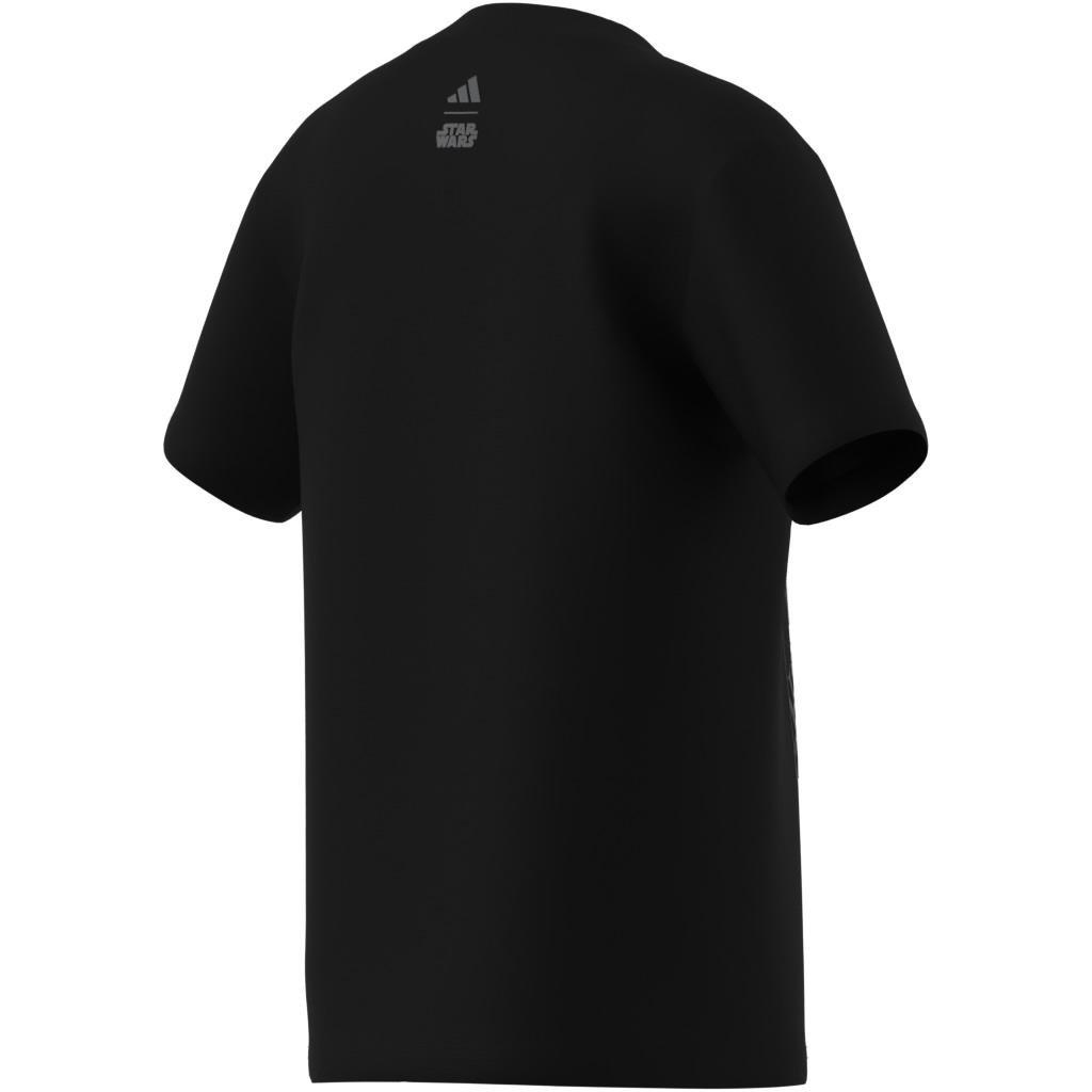 Unisex Kids adidas x Star Wars The Mandalorian™ Graphic T-Shirt, Black, , large image number 13