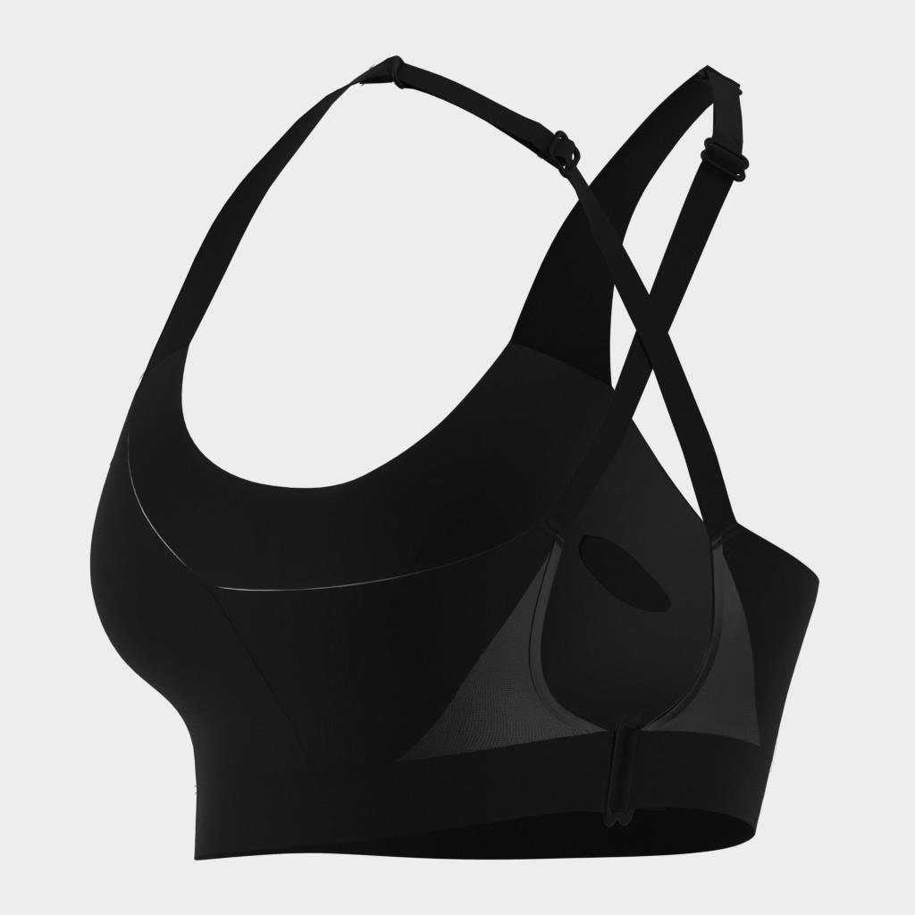 Ultimateadidas Run High-Support Bra, Black, A701_ONE, large image number 4