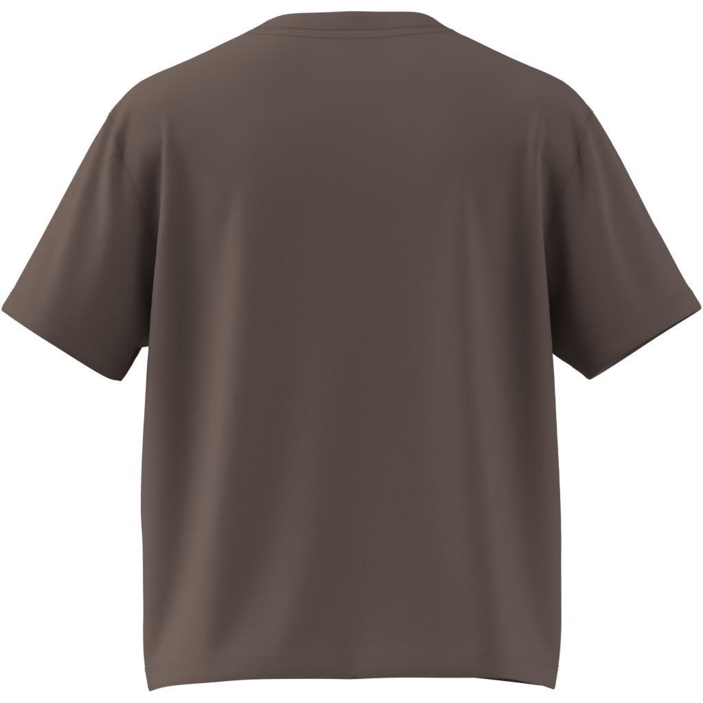 Adicolor Trefoil Boxy T-Shirt, Brown, A701_ONE, large image number 8