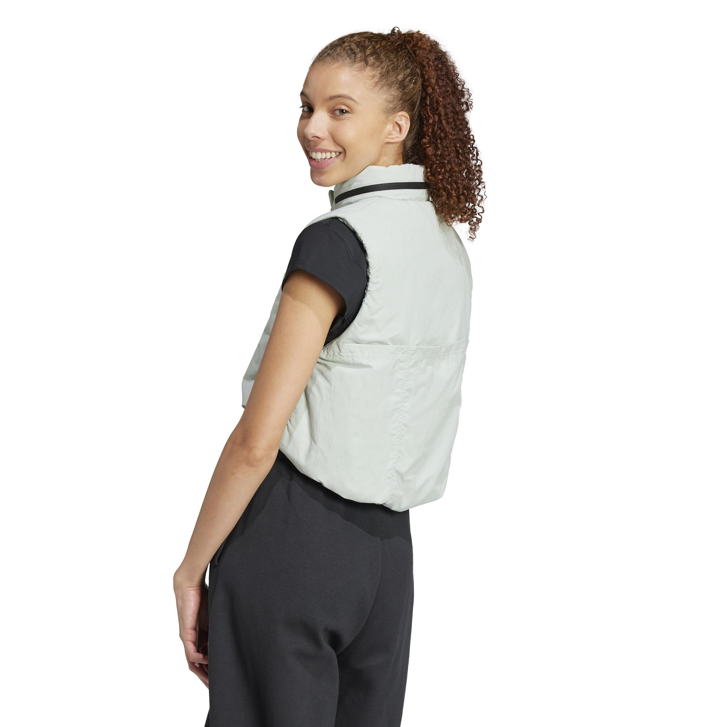 City Escape Cropped Vest, Grey, , large image number 2