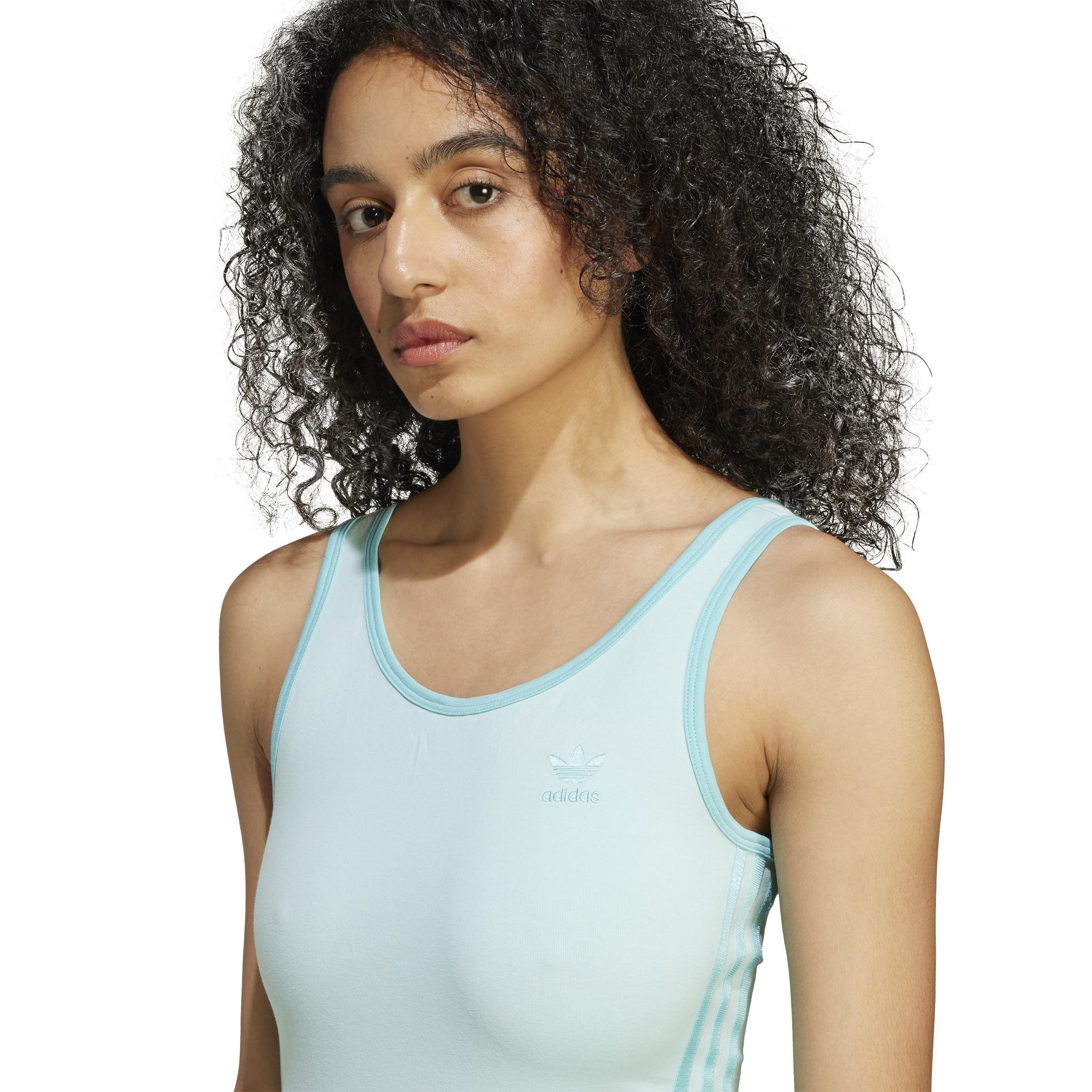 Adicolor 3-Stripes Bodysuit, Turquoise, A701_ONE, large image number 2