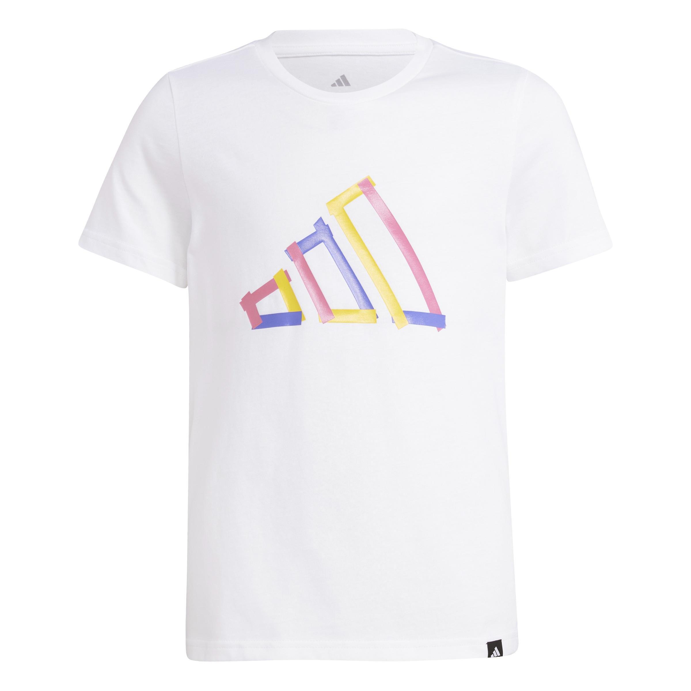 Unisex Tech Logo Graphic T-Shirt, White, A701_ONE, large image number 0