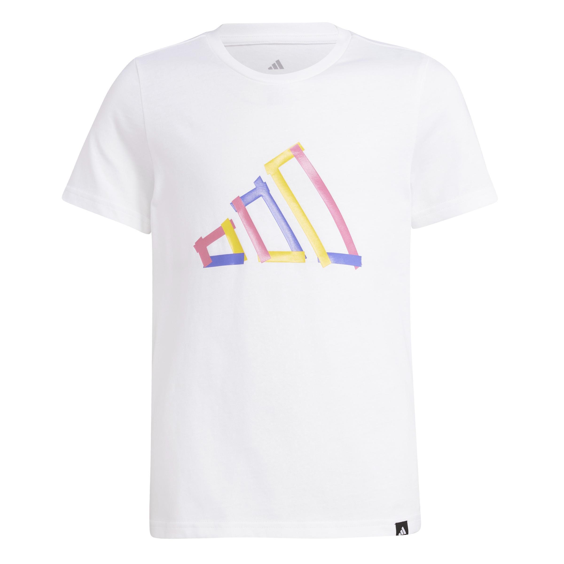 Unisex Tech Logo Graphic T-Shirt, White, A701_ONE, large image number 1