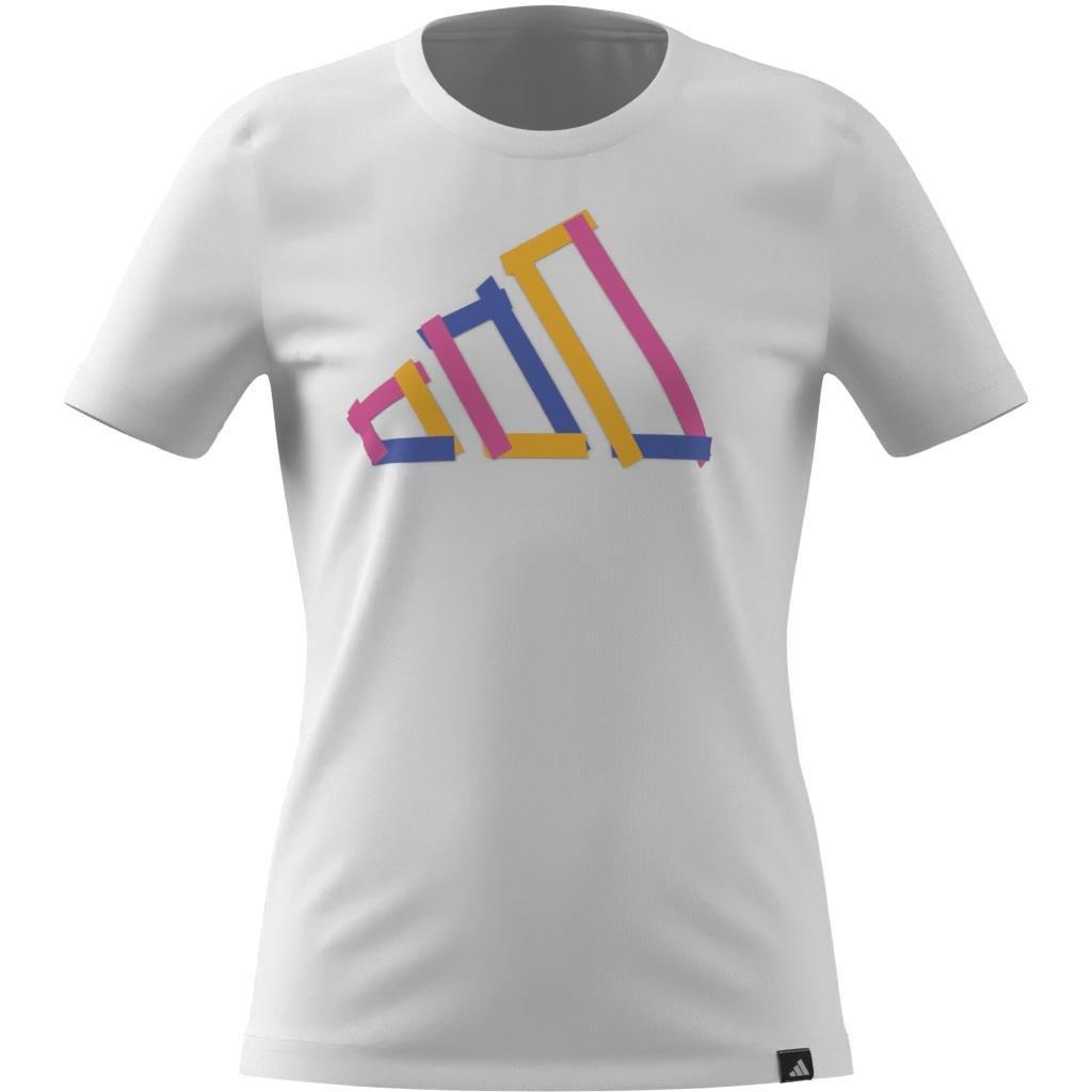 Unisex Tech Logo Graphic T-Shirt, White, A701_ONE, large image number 8