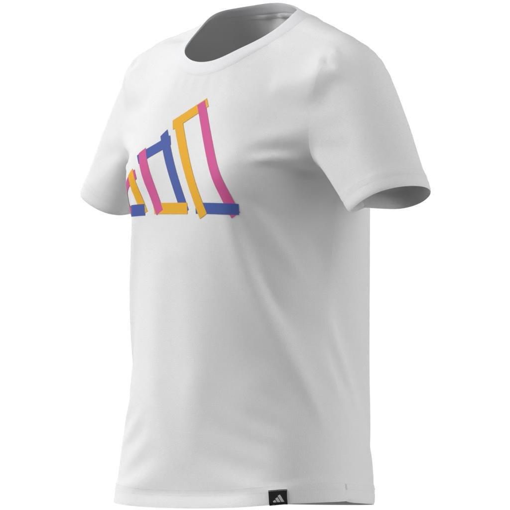 Unisex Tech Logo Graphic T-Shirt, White, A701_ONE, large image number 11