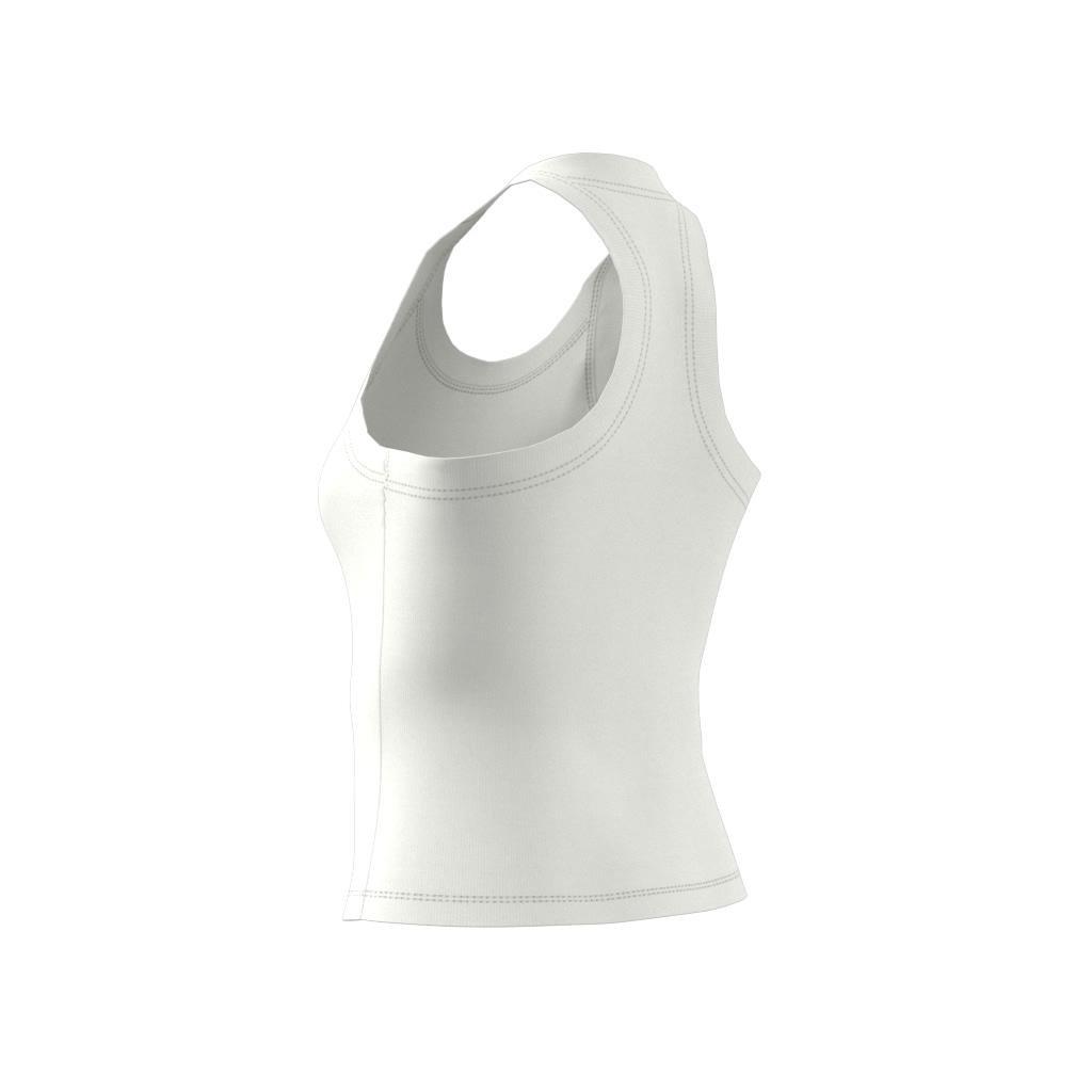 Premium Essentials Tank Top, White, A701_ONE, large image number 7