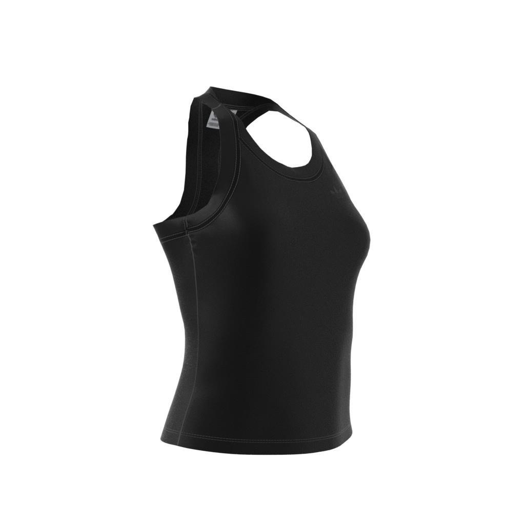 Premium Essentials Tank Top, Black, A701_ONE, large image number 7