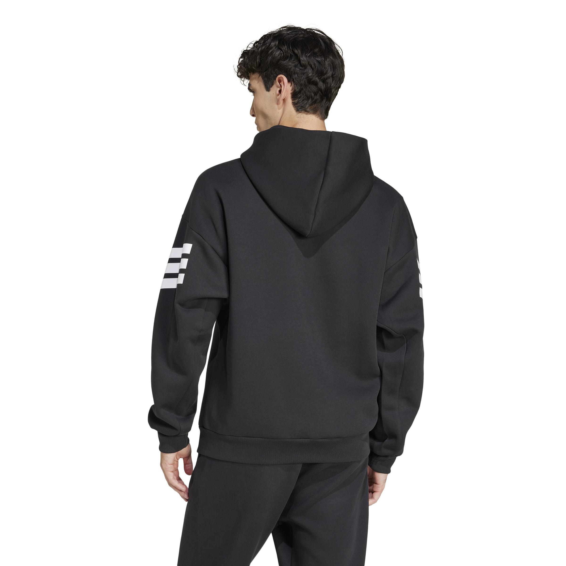 Future Icons 3-Stripes Full-Zip Hoodie, Black, , large image number 1