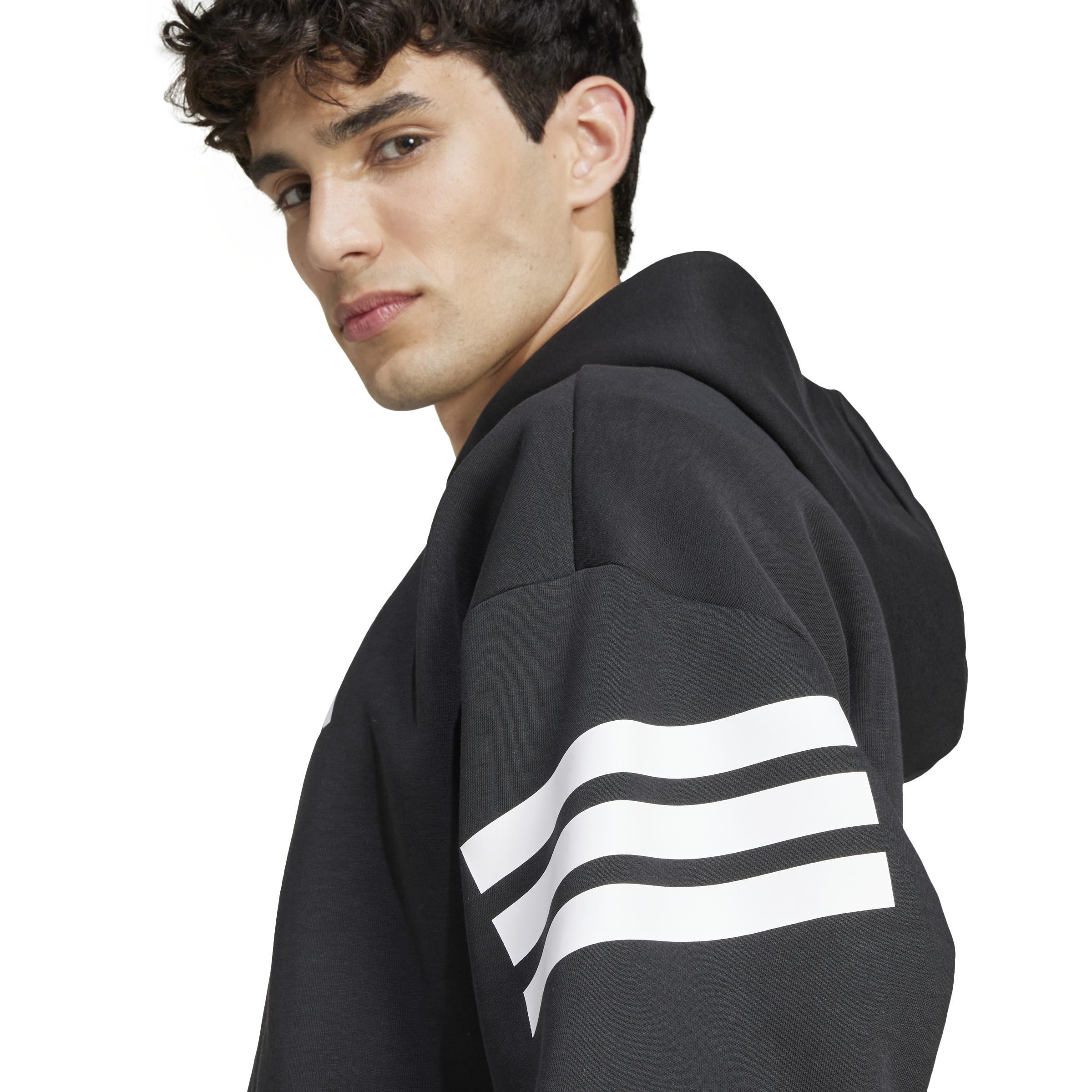 Future Icons 3-Stripes Full-Zip Hoodie, Black, , large image number 2