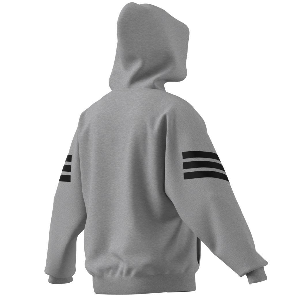 Future Icons 3-Stripes Full-Zip Hoodie, Grey, , large image number 4