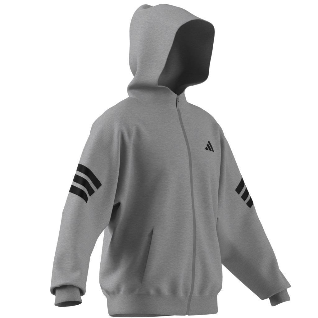 Future Icons 3-Stripes Full-Zip Hoodie, Grey, , large image number 7