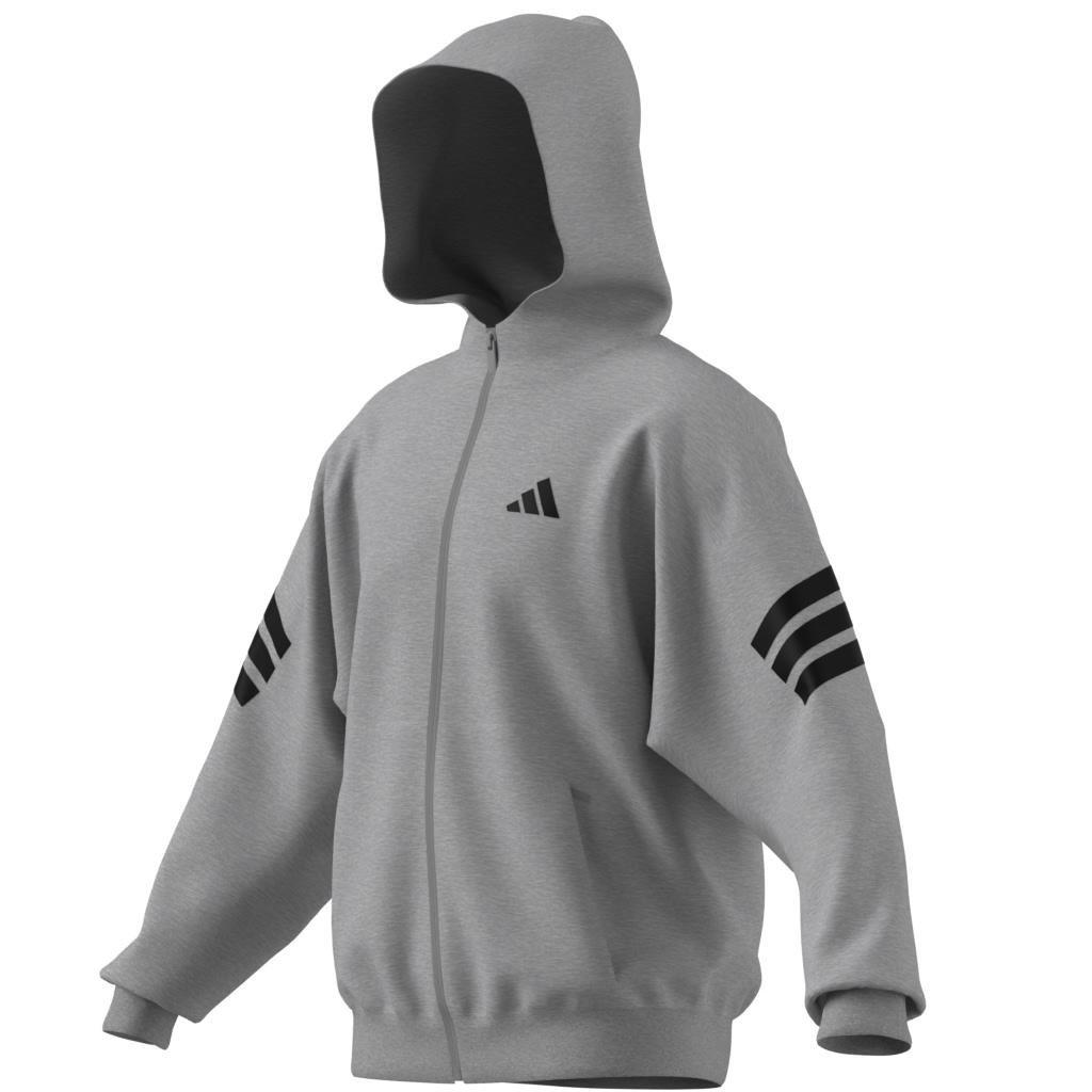 Future Icons 3-Stripes Full-Zip Hoodie, Grey, , large image number 8