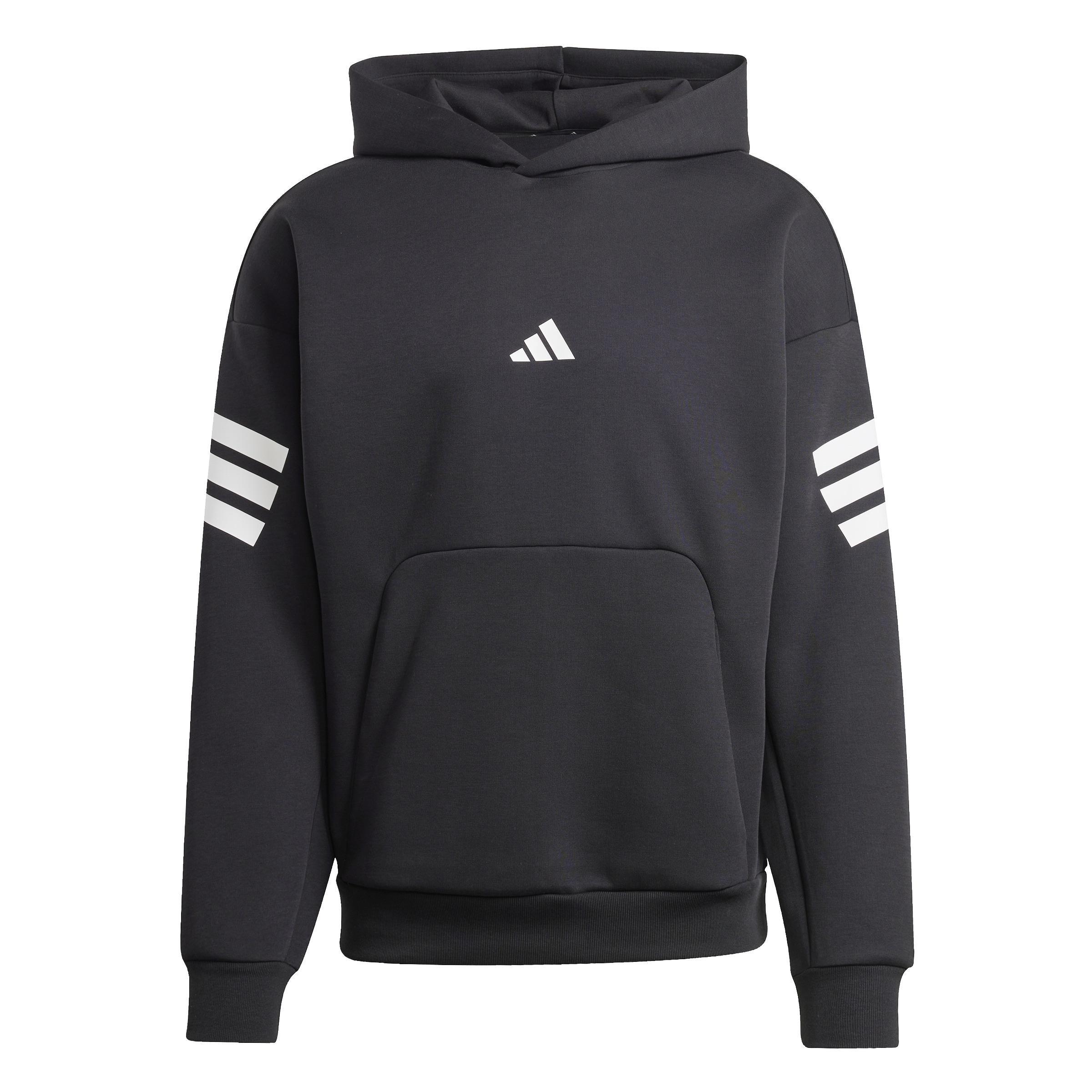 Future Icons 3-Stripes Hoodie, Black, , large image number 0