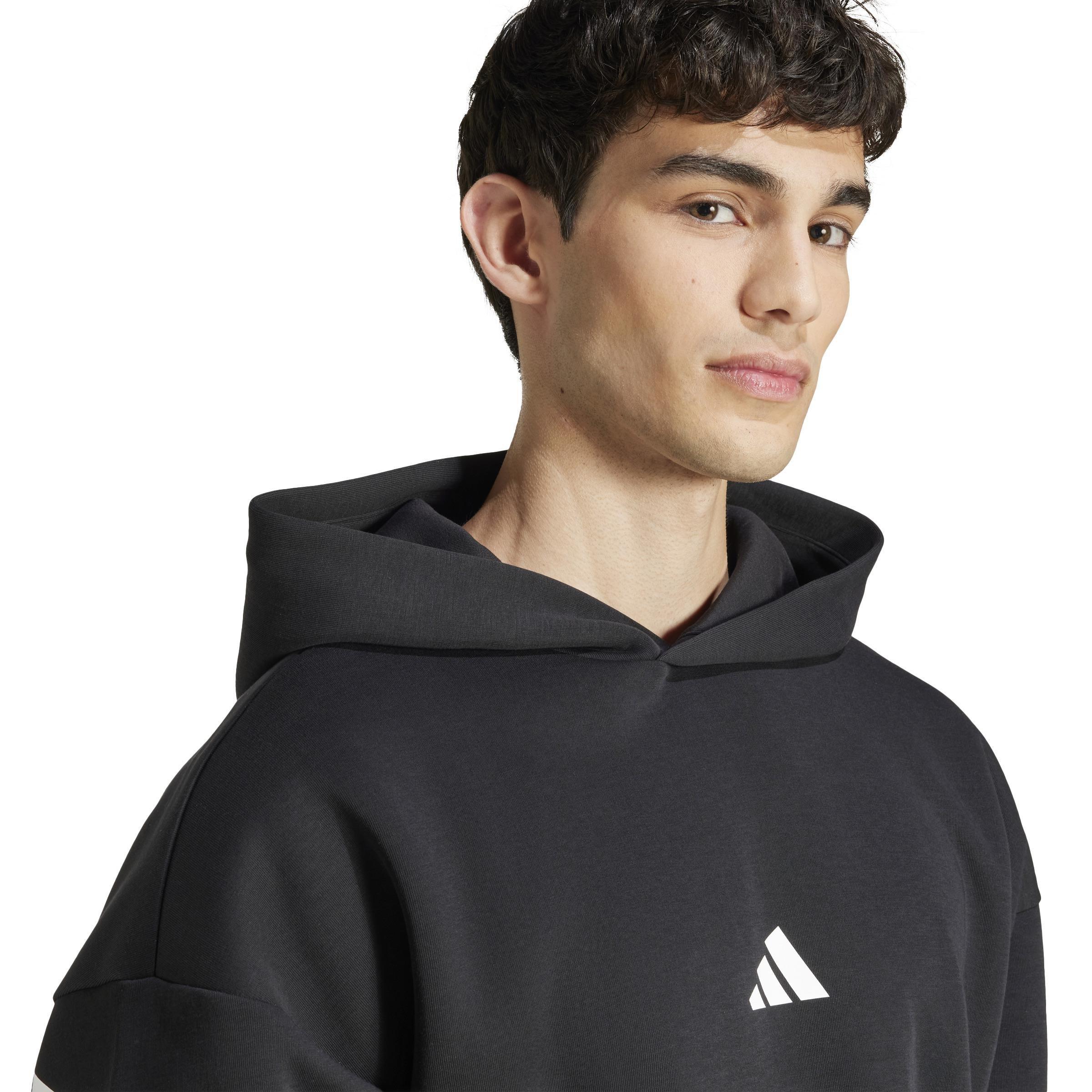 Future Icons 3-Stripes Hoodie, Black, A701_ONE, large image number 3