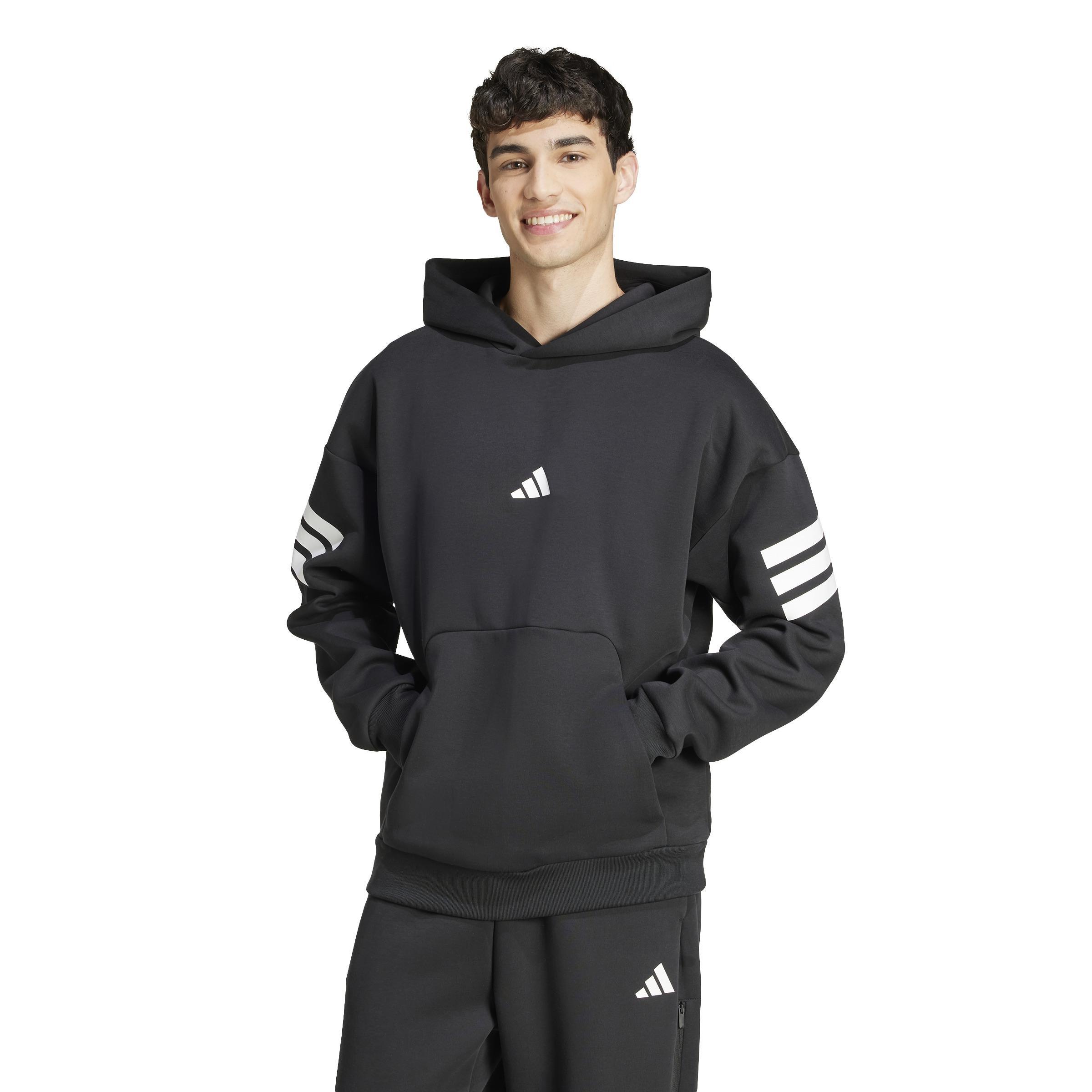 Future Icons 3-Stripes Hoodie, Black, , large image number 8