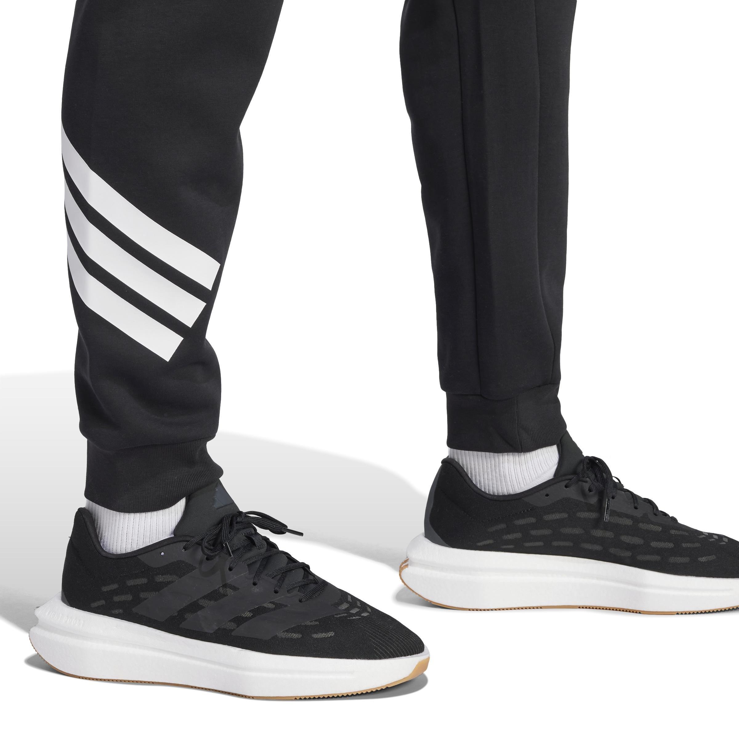 Future Icons 3-Stripes Tracksuit Bottoms, Black, A701_ONE, large image number 3