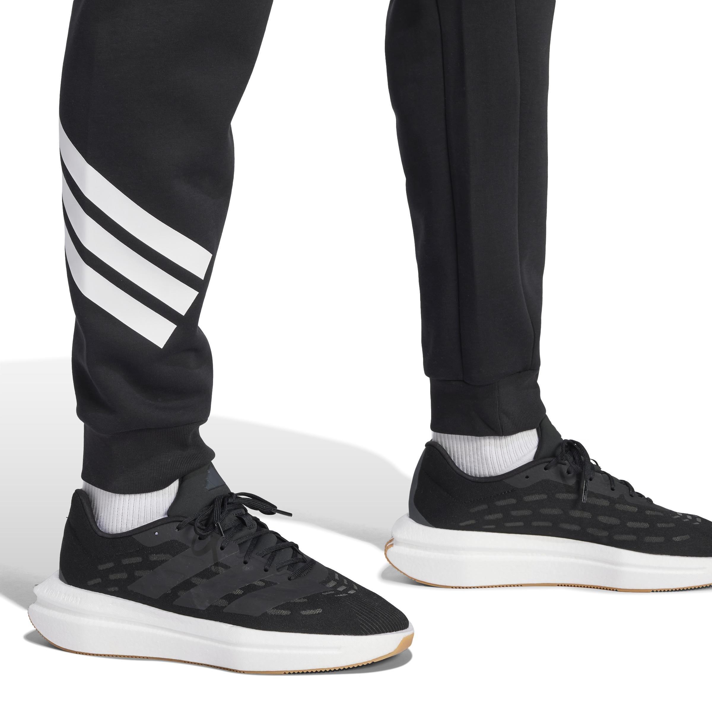 Future Icons 3-Stripes Tracksuit Bottoms, Black, A701_ONE, large image number 8