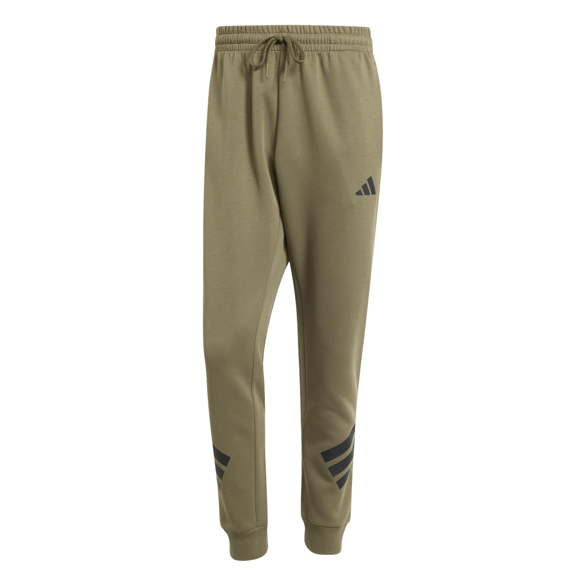Future Icons 3-Stripes Tracksuit Bottoms, Green, A701_ONE, large image number 0