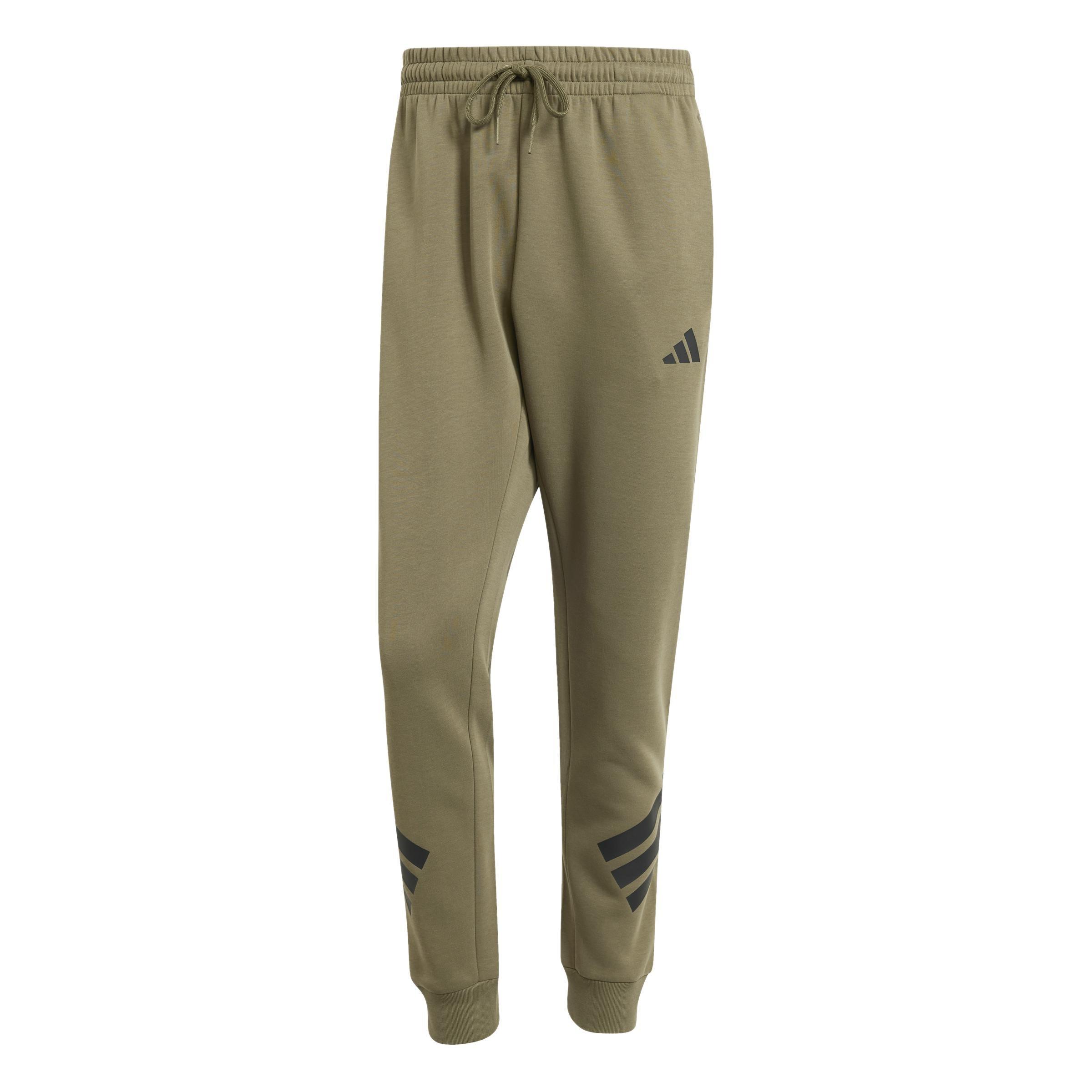 Future Icons 3-Stripes Tracksuit Bottoms, Green, A701_ONE, large image number 1