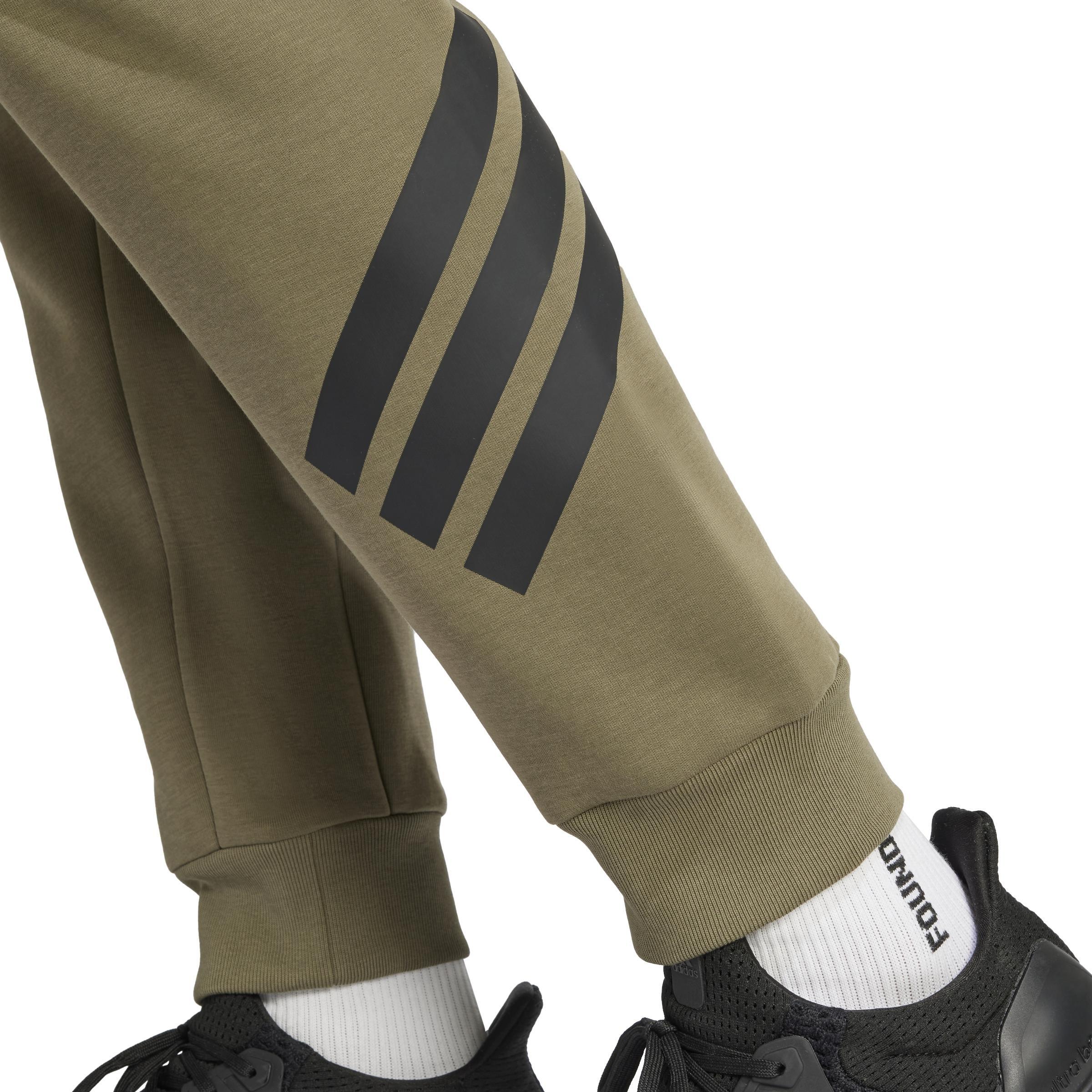 Future Icons 3-Stripes Tracksuit Bottoms, Green, A701_ONE, large image number 3
