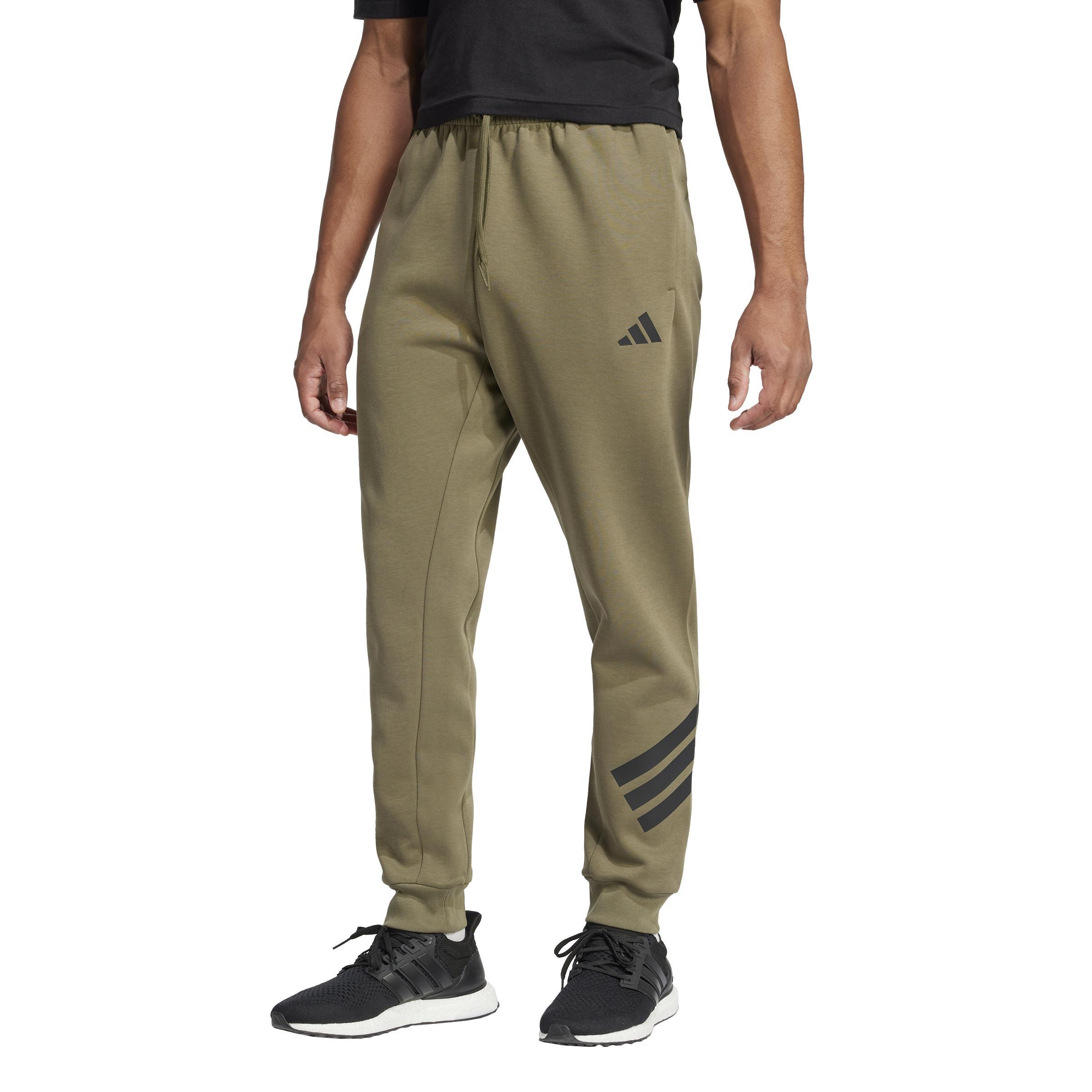 Future Icons 3-Stripes Tracksuit Bottoms, Green, A701_ONE, large image number 5