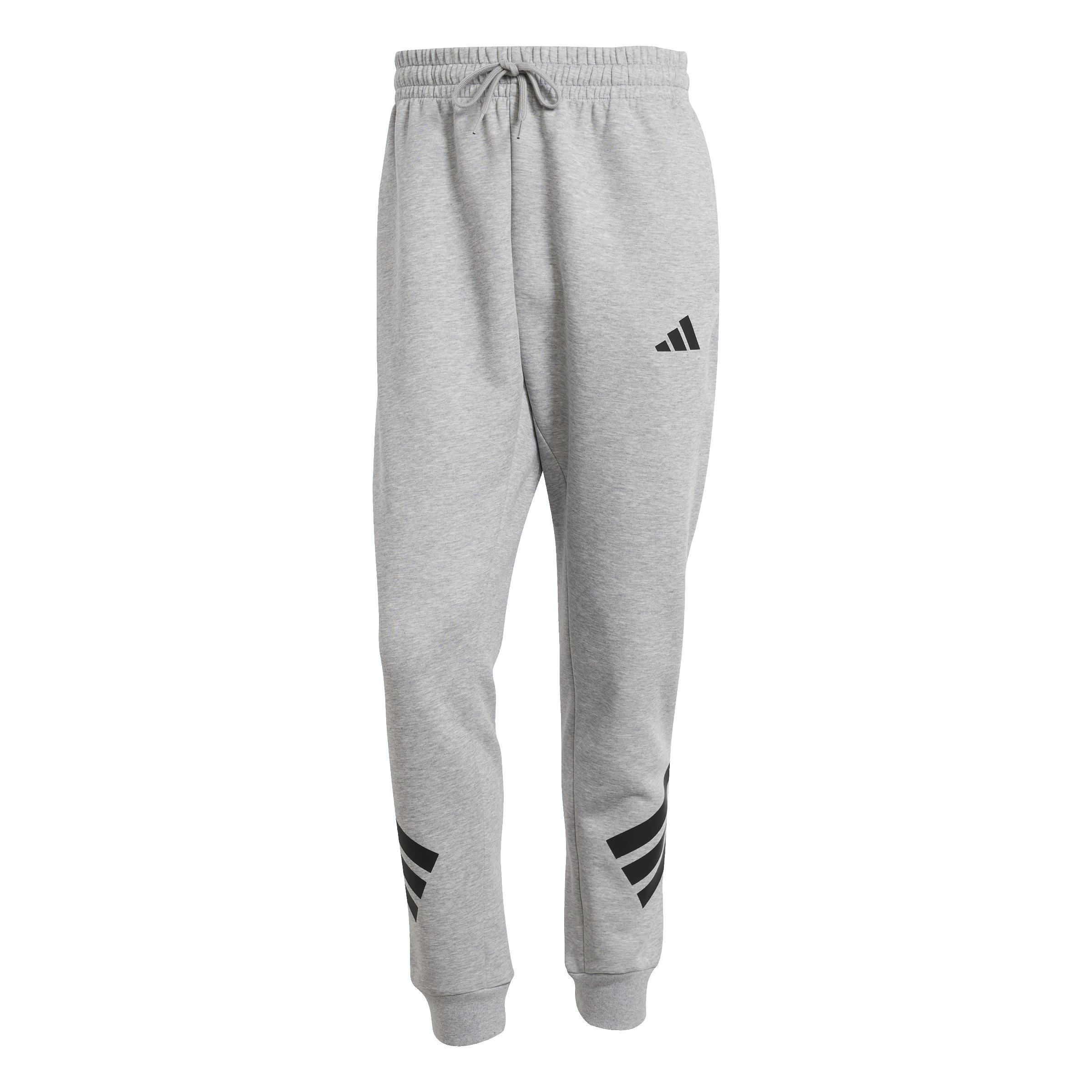 Future Icons 3-Stripes Tracksuit Bottoms, Grey, A701_ONE, large image number 0