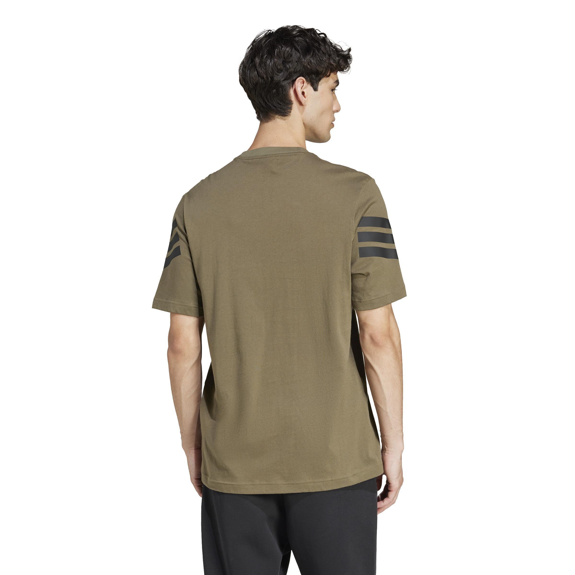 Future Icons 3-Stripes T-Shirt, Green, A701_ONE, large image number 1