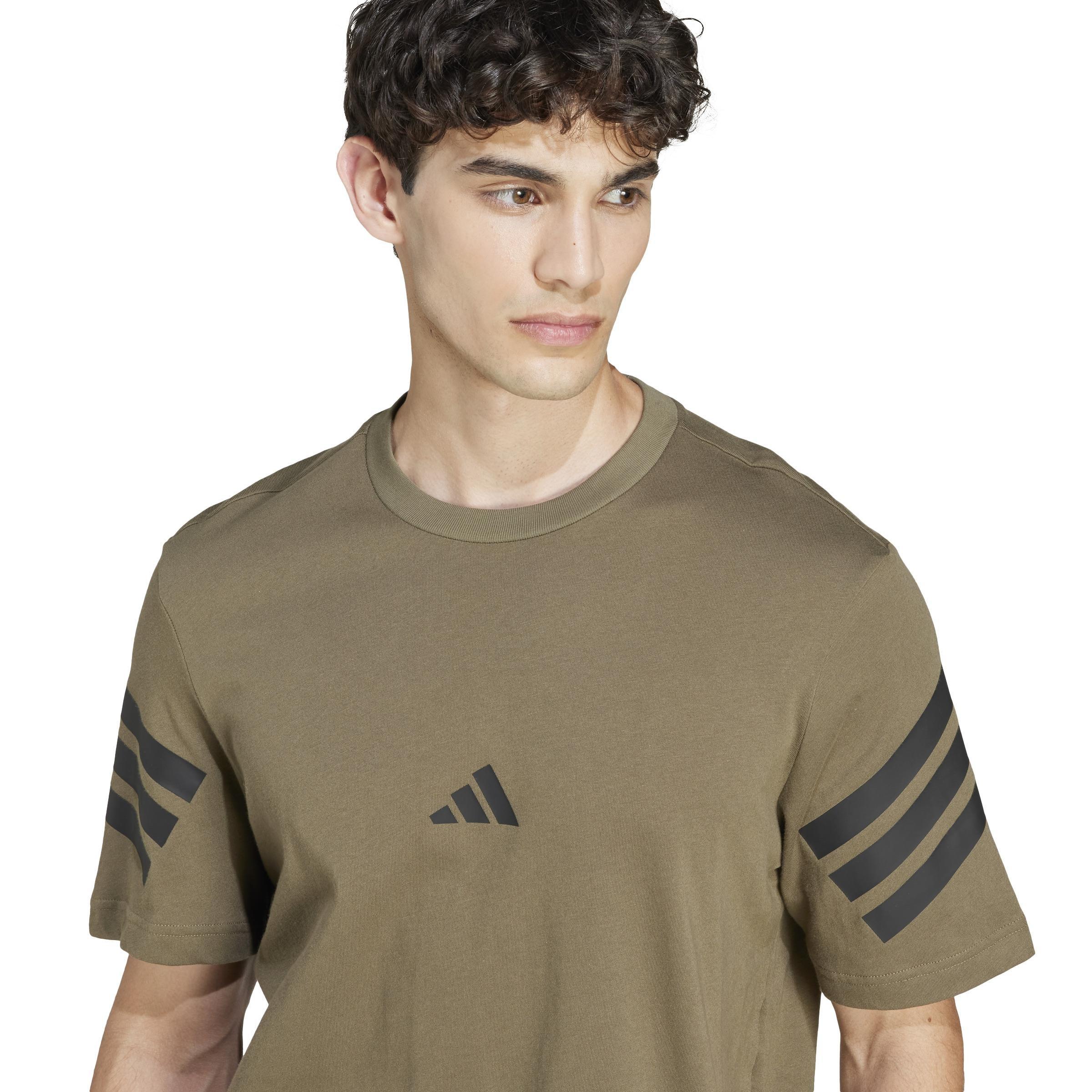 Future Icons 3-Stripes T-Shirt, Green, A701_ONE, large image number 3