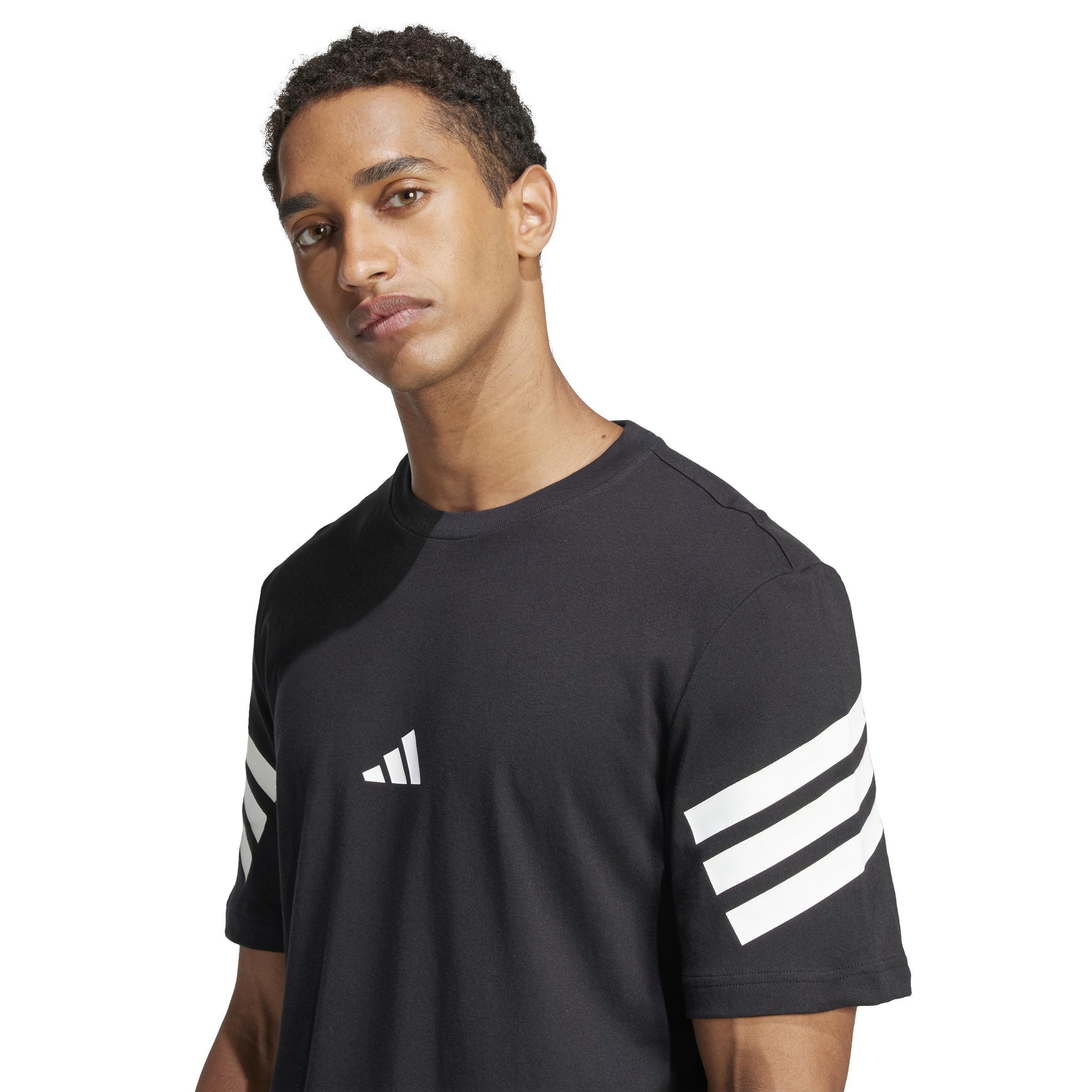 Future Icons 3-Stripes T-Shirt, Black, A701_ONE, large image number 4