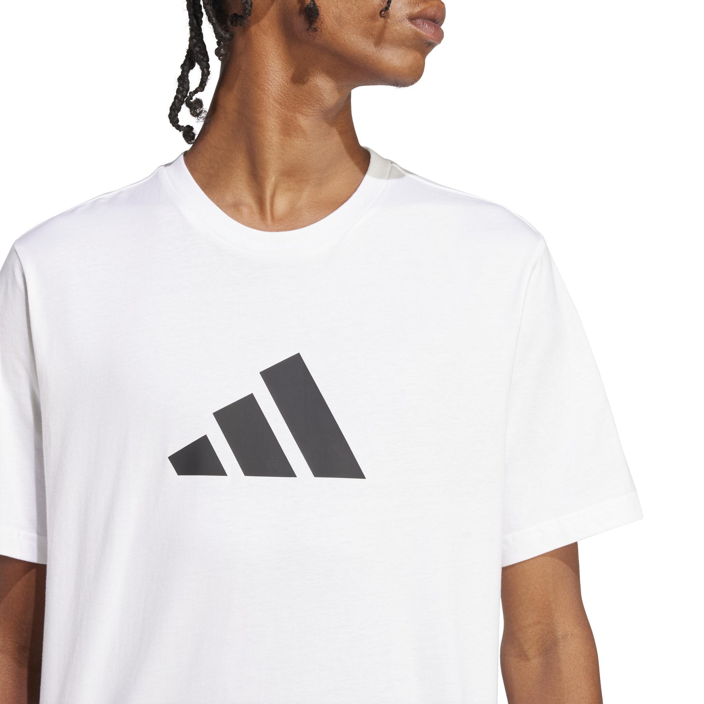 Future Icons 3 Bar Logo T-Shirt, White, , large image number 3